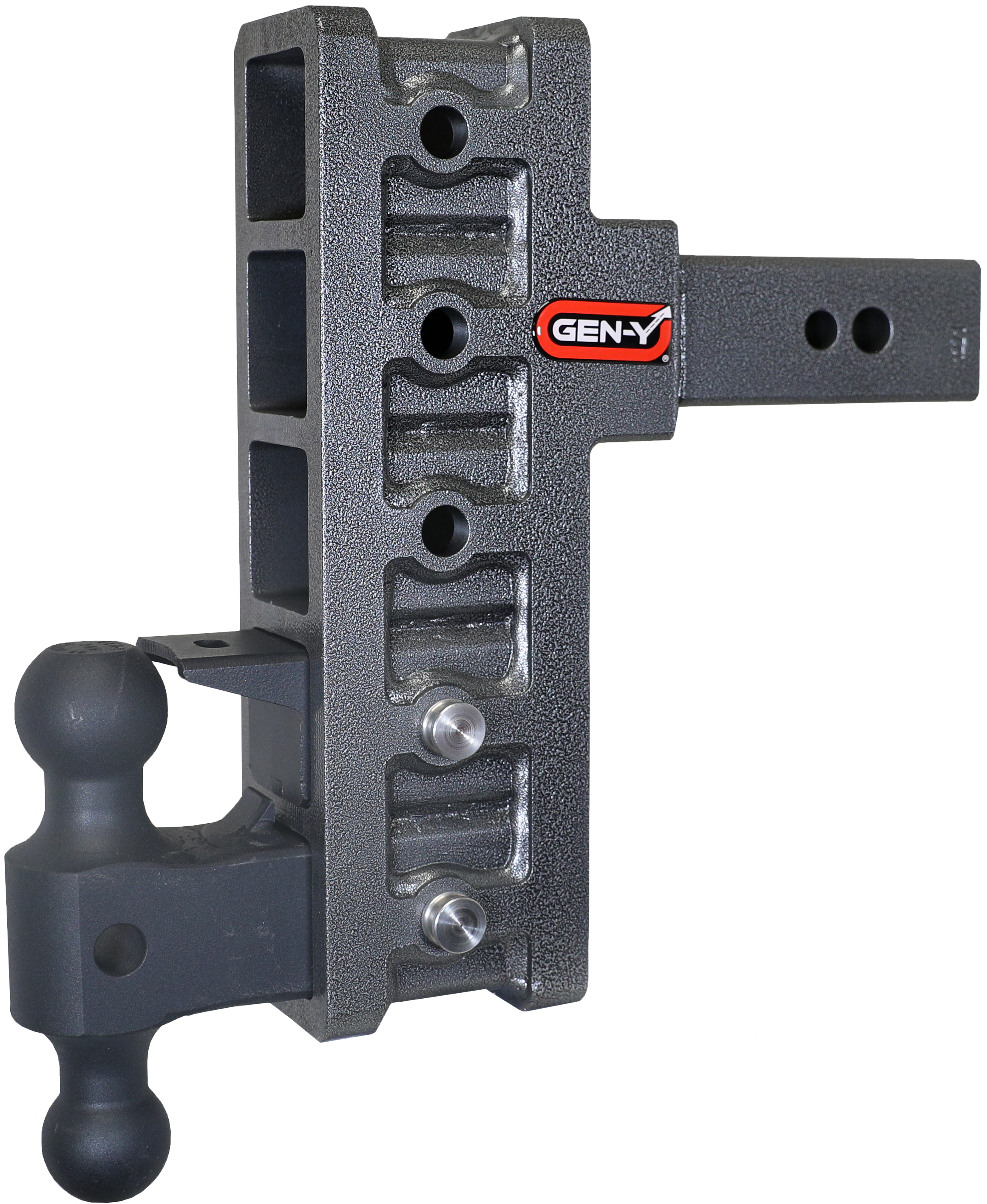 GEN-Y Hitch GH-1925 - Mega-Duty Drop Hitch, Silver Vein, Steel