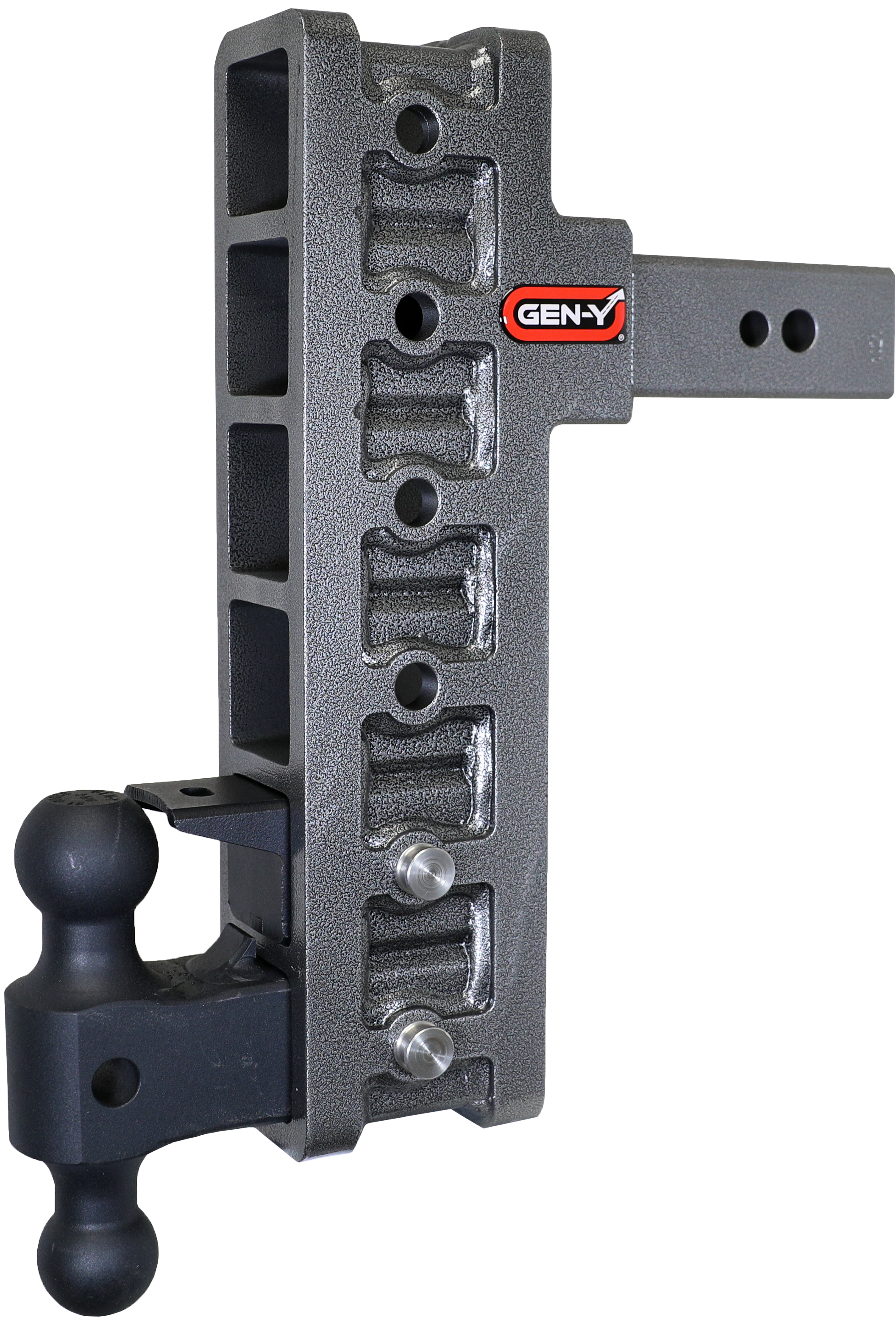 GEN-Y Hitch GH-1926 - Mega-Duty Drop Hitch, Silver Vein, Steel