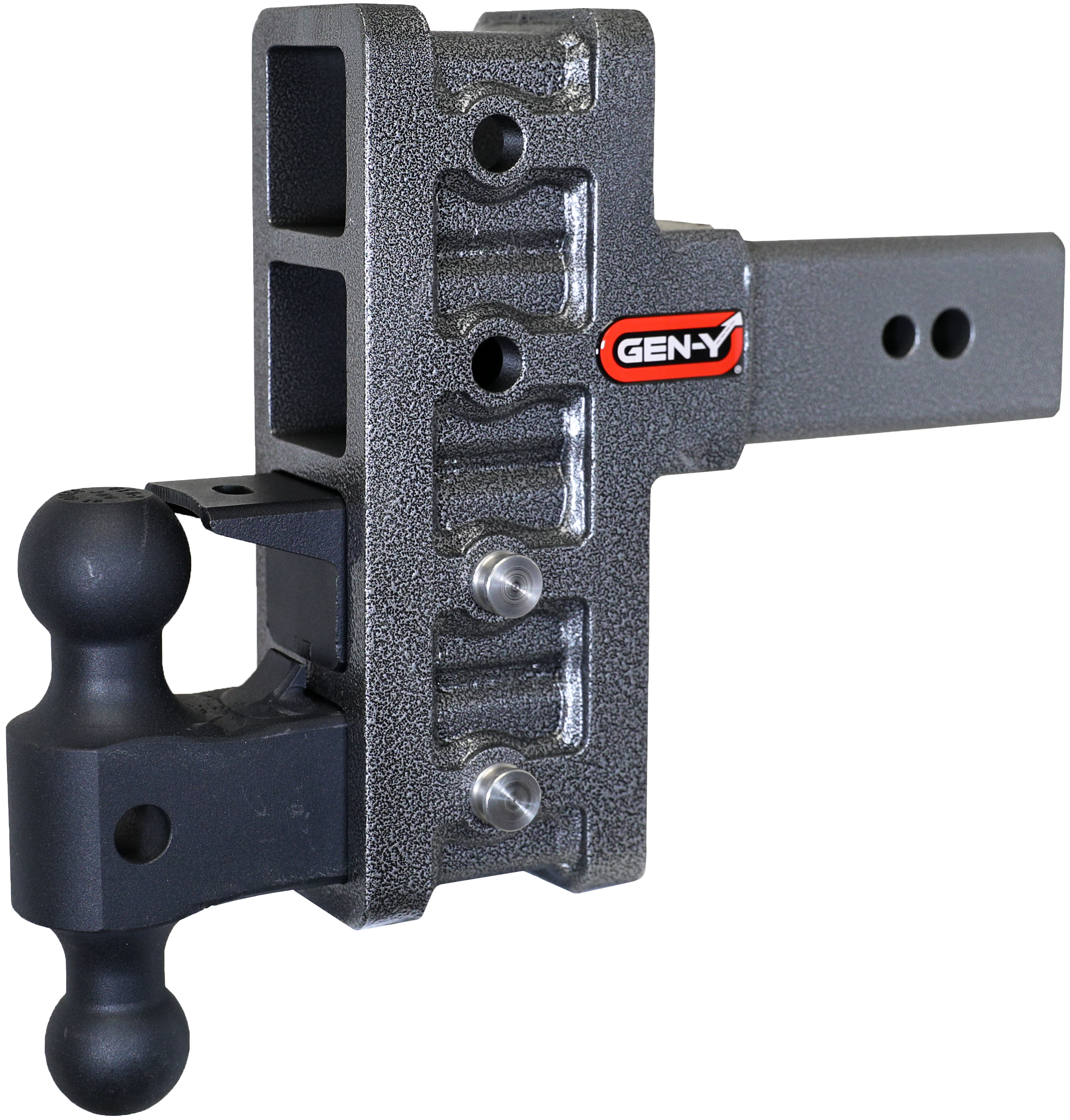 GEN-Y Hitch GH-2024 - Mega-Duty Drop Hitch, Silver Vein, Steel