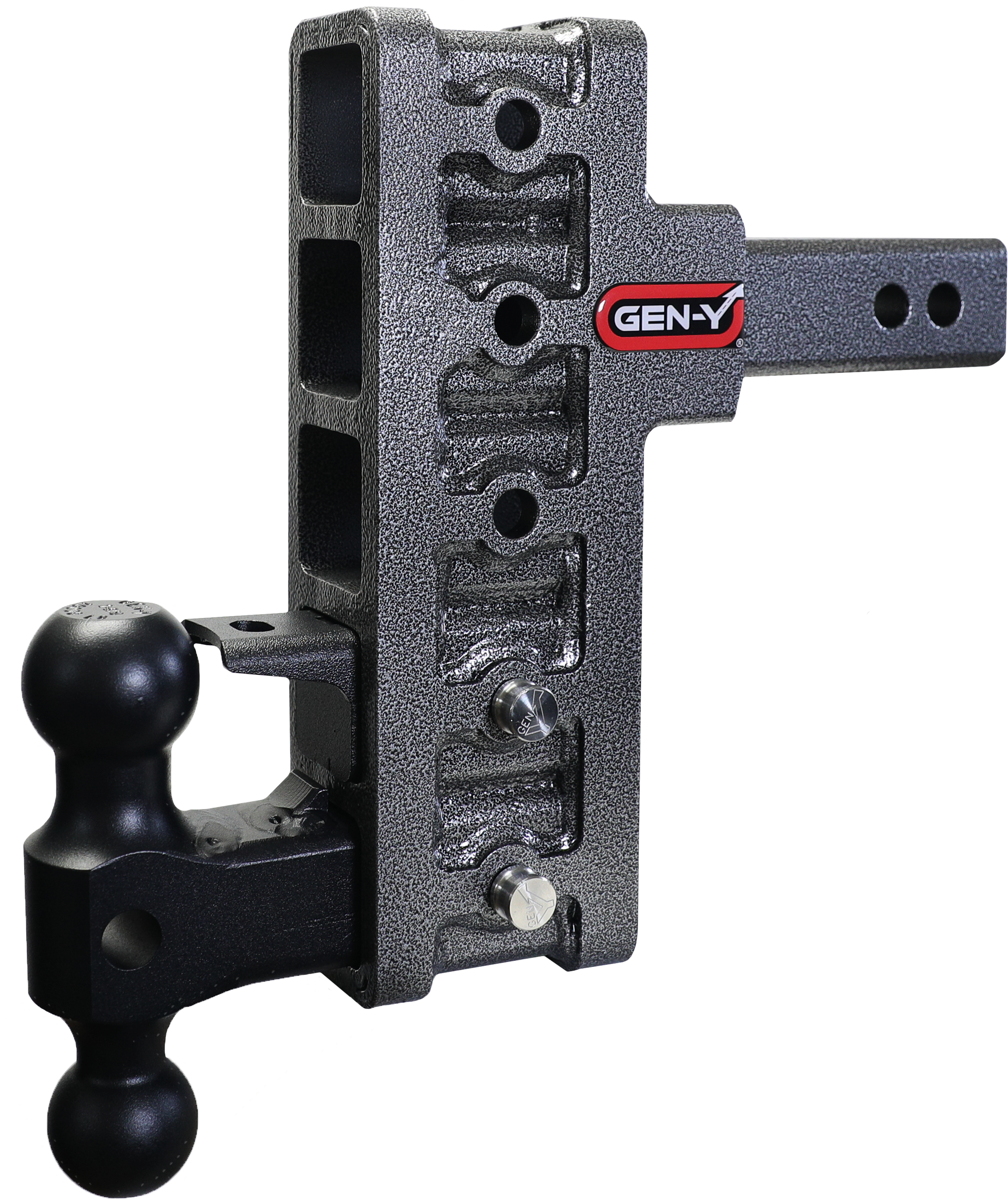GEN-Y Hitch GH-225 - Mega-Duty Drop Hitch, Silver Vein, Steel