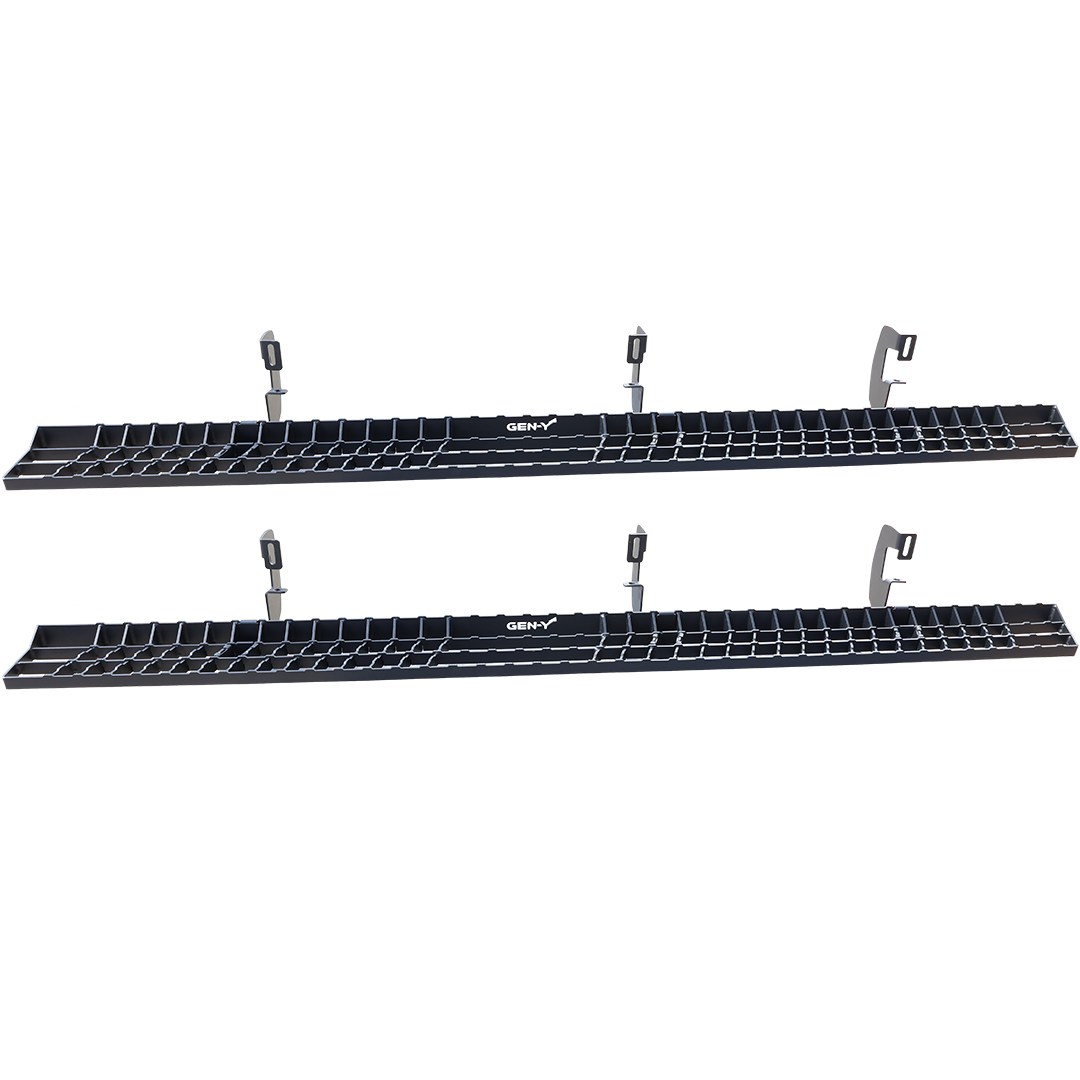 GEN-Y Hitch GH-25005 - Running Board, Crew Cab, Black