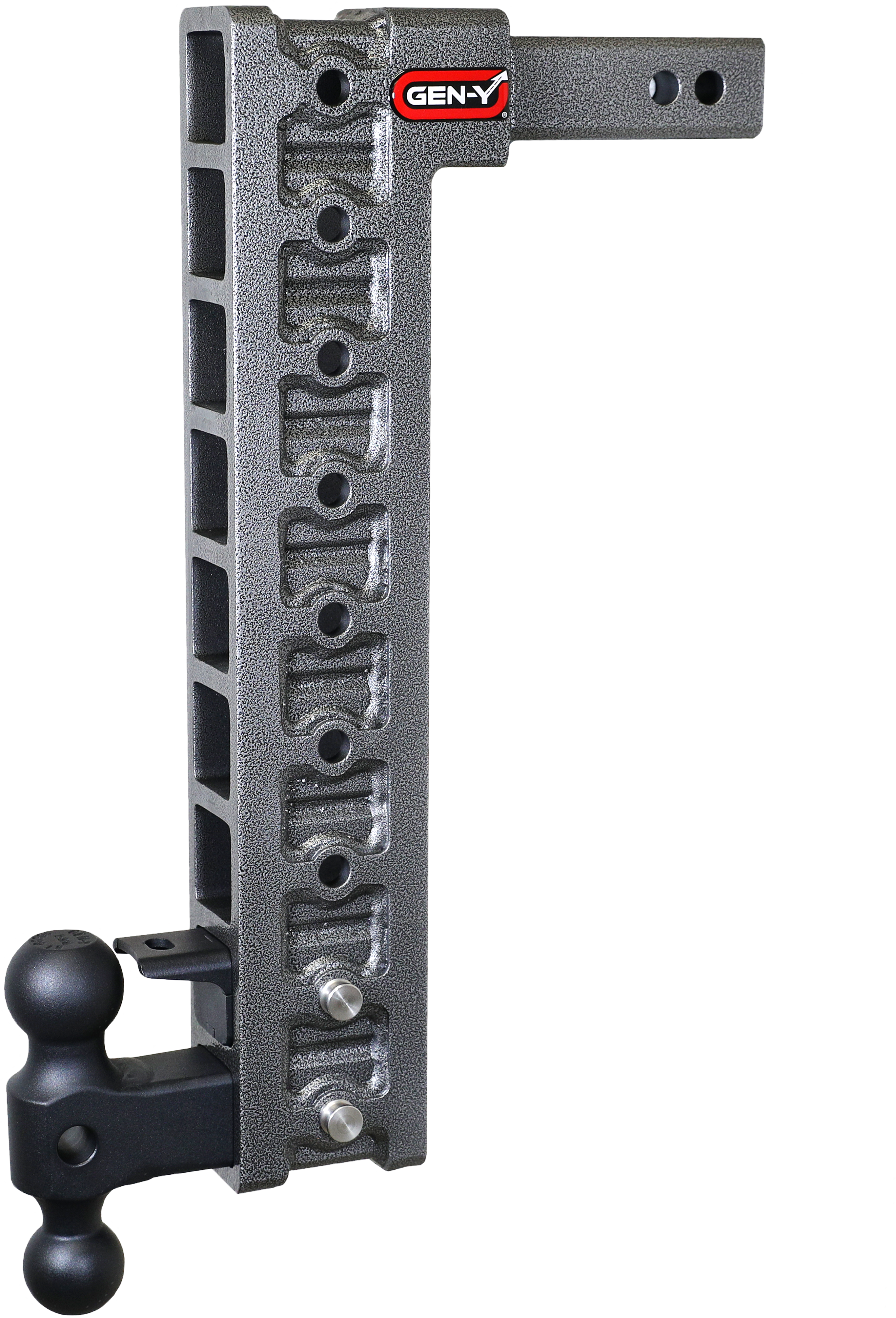 GEN-Y Hitch GH-329 - Mega-Duty Drop Hitch, Silver Vein, Steel