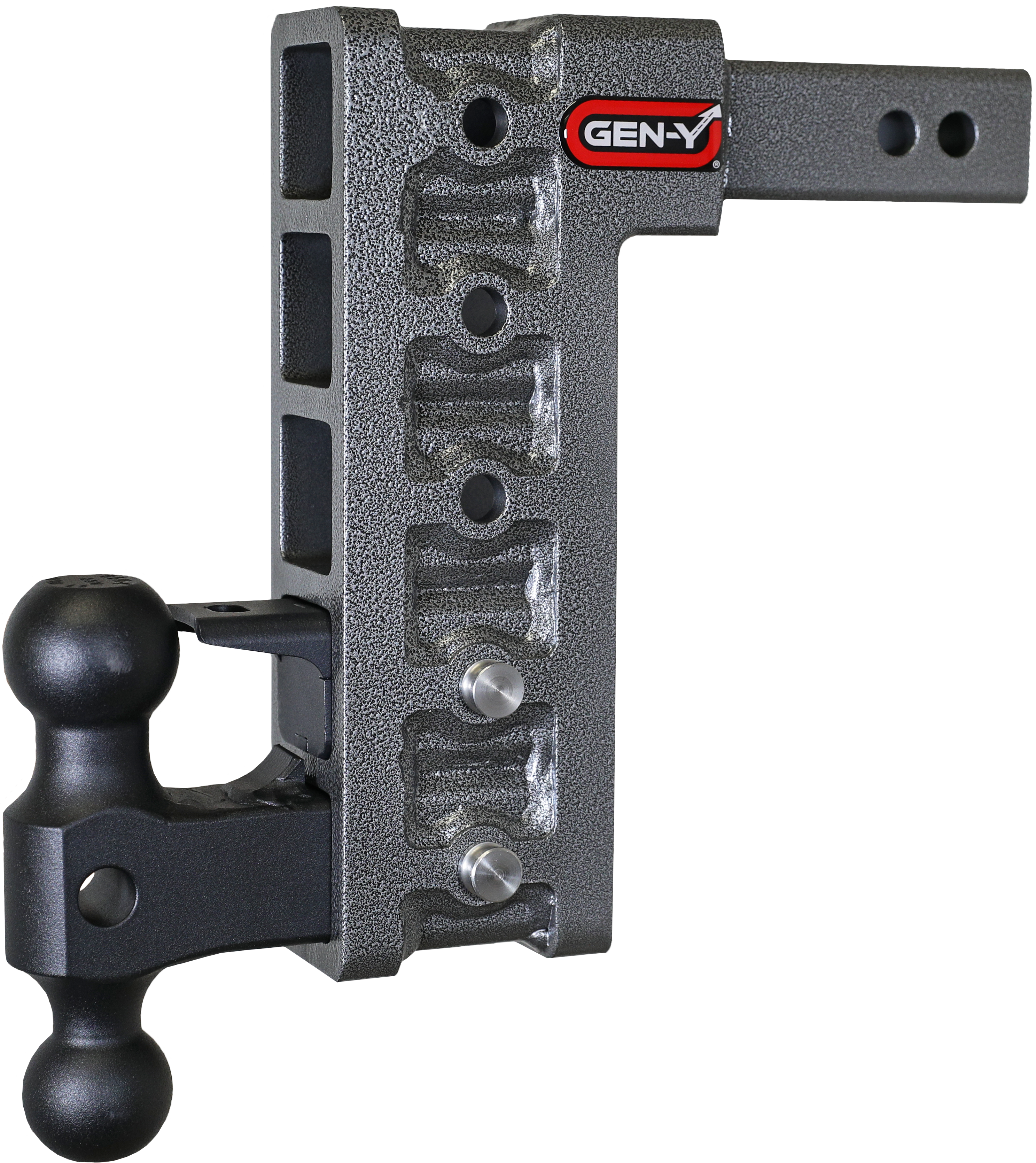 GEN-Y Hitch GH-525 - Mega-Duty Drop Hitch, Silver Vein, Steel
