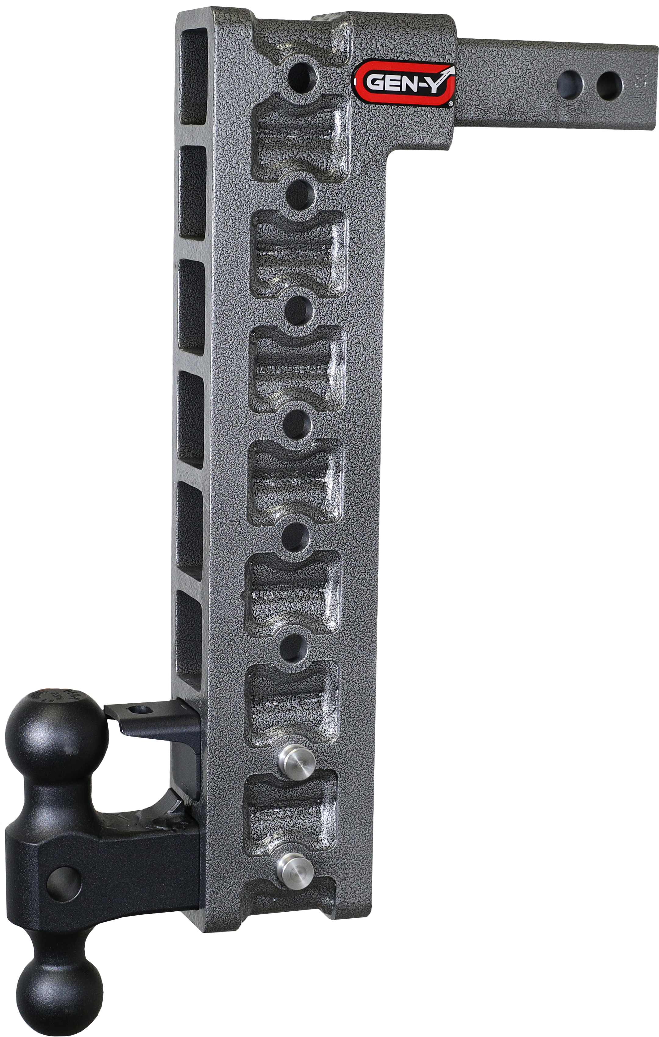 GEN-Y Hitch GH-528 - Mega-Duty Drop Hitch, Silver Vein, Steel