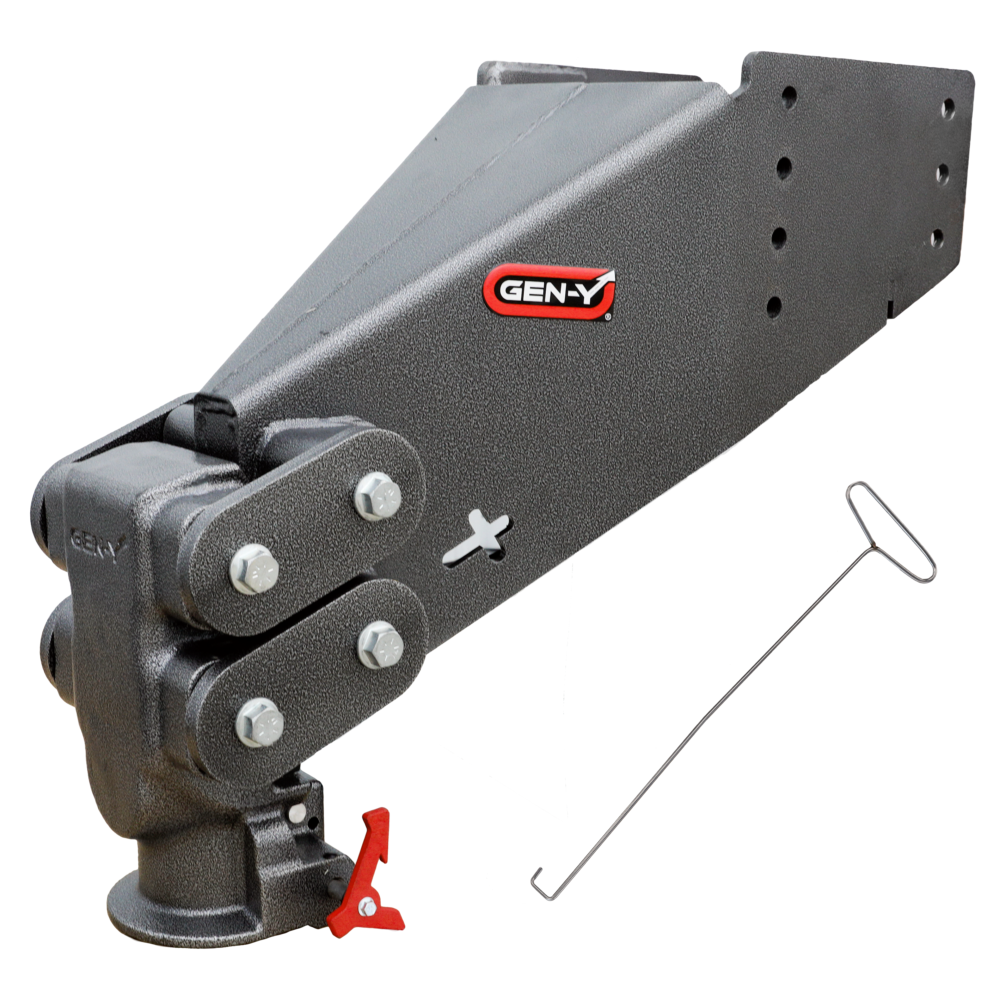 GEN-Y Hitch GH-8056AL - Gooseneck Hitch, Silver Vein, Steel