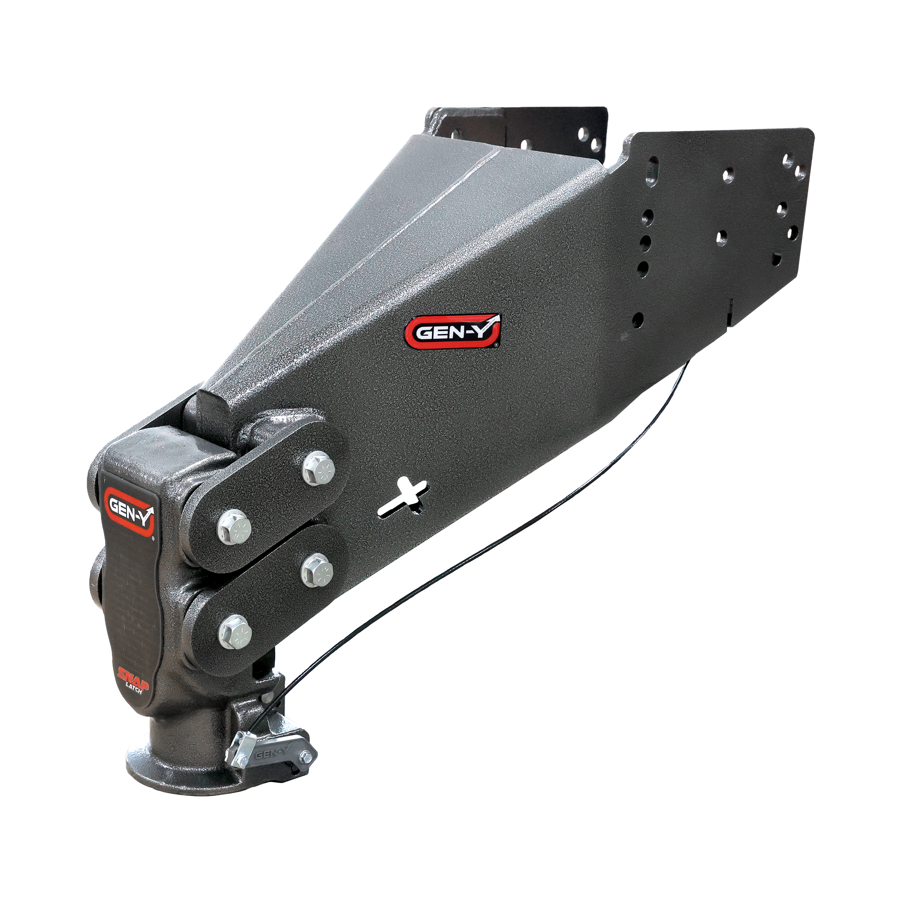 GEN-Y Hitch GH-8075AL - Gooseneck Hitch, Silver Vein, Steel