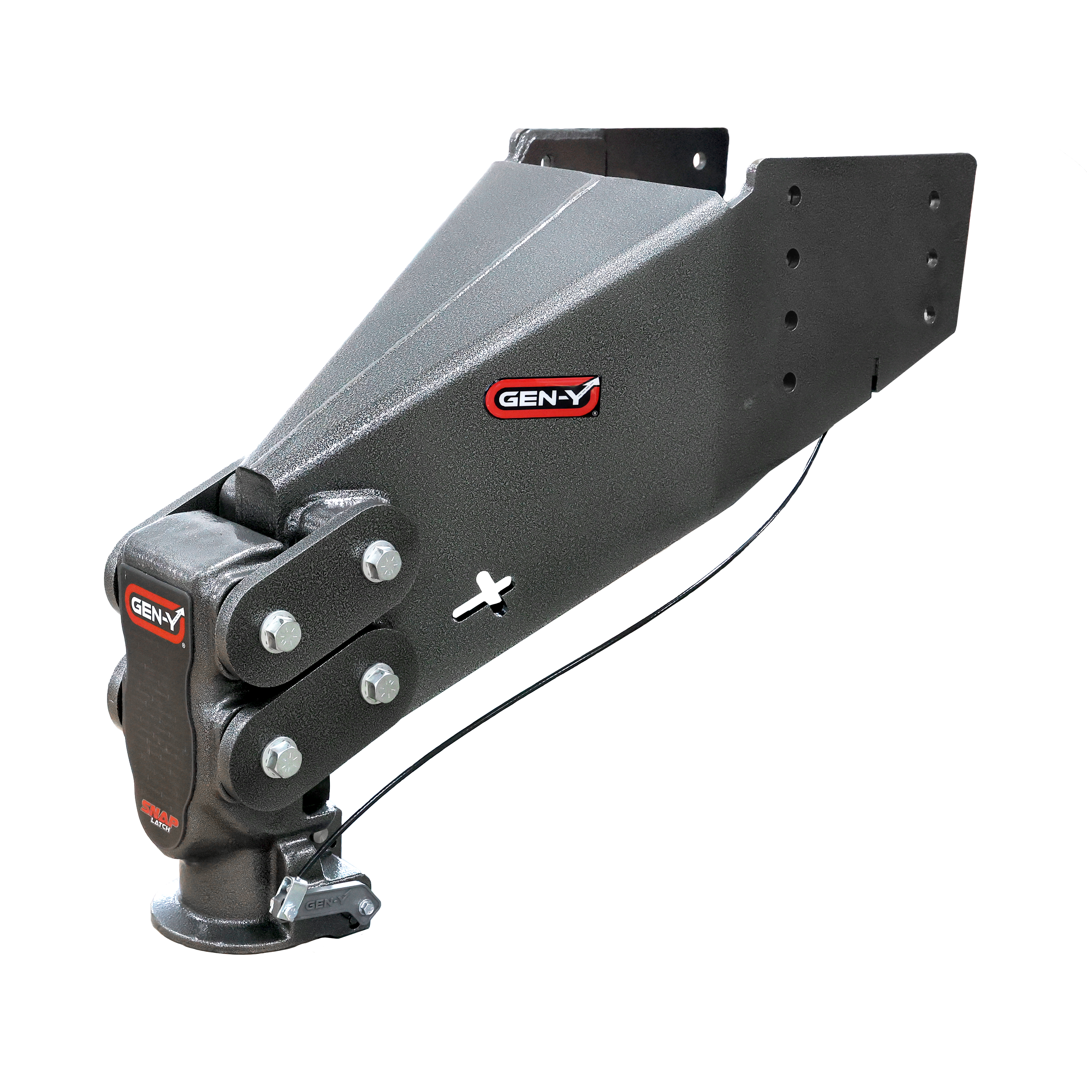 GEN-Y Hitch GH-8076AL - Gooseneck Hitch, Silver Vein, Steel