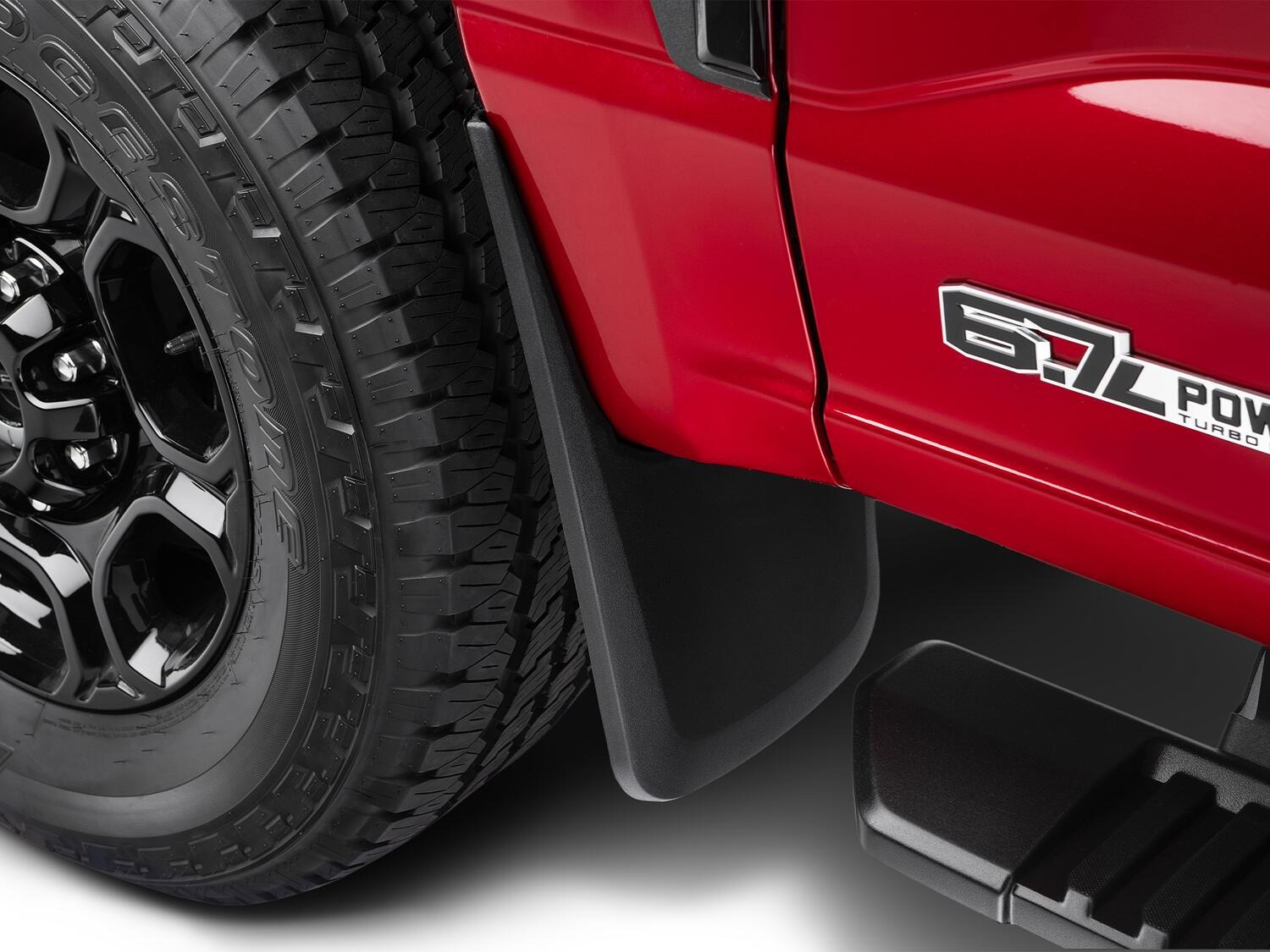 Husky Liners 58466 - Custom Mud Guards, Black, TPO - Thermoplastic Olefin