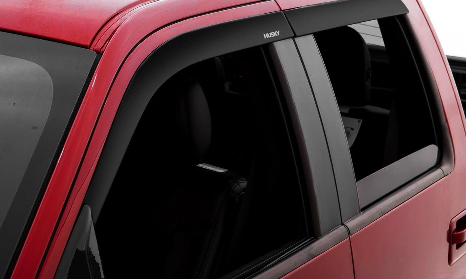 Low Profile Ventvisor Deflector; Smoke; Outside Mount; 4 pc. 1999-2016 Ford F-250 Super Duty