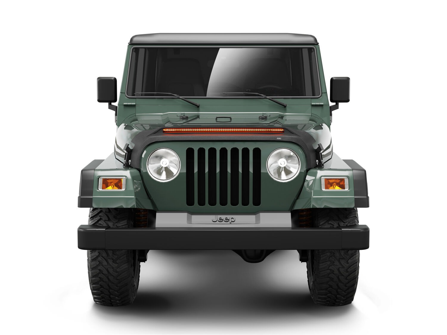 Husky Liners 2820091 - Aeroskin Lightshield PRO, Black, TPO - Thermoplastic Olefin