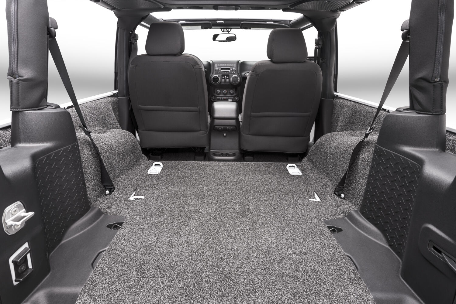 Husky Liners HBRJK11R2 - Guardian Comfort Jeep Liner, Grey, Polypropylene