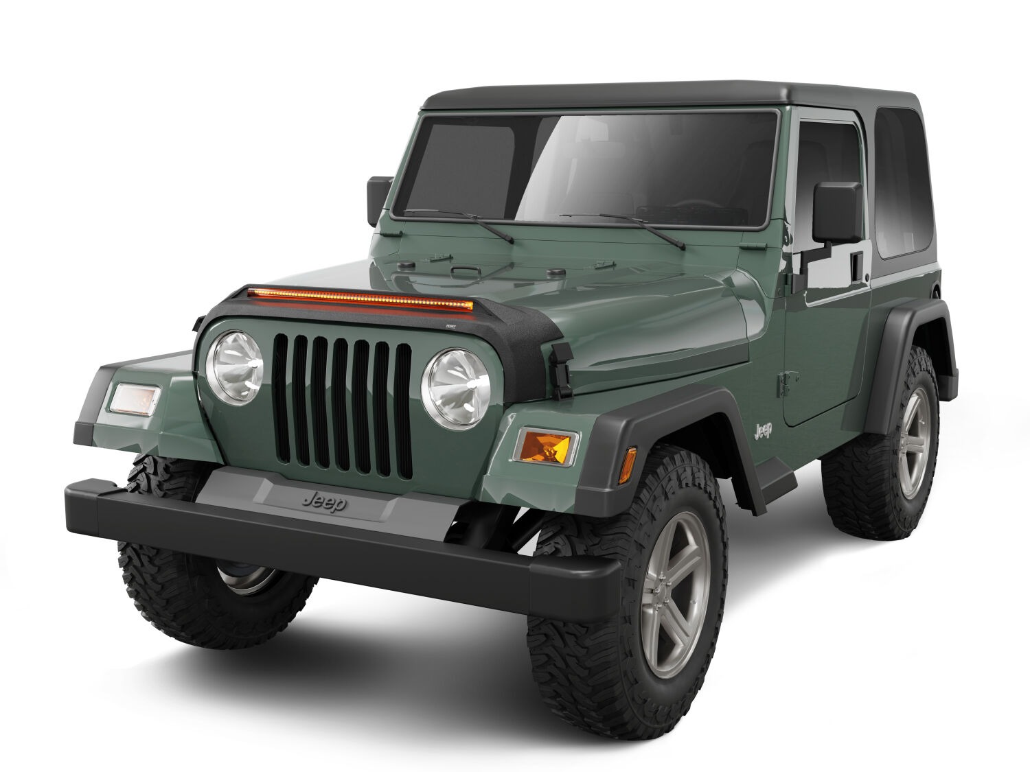 Husky Liners 2820091 - Aeroskin Lightshield PRO, Black, TPO - Thermoplastic Olefin