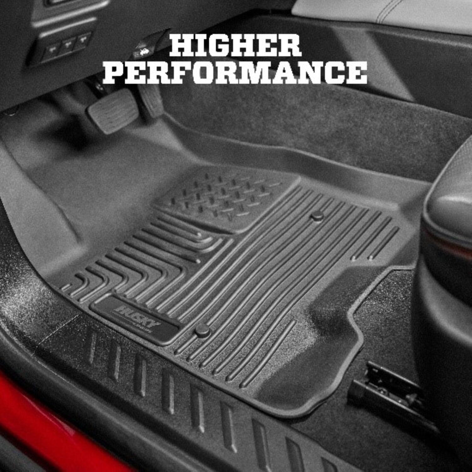 Husky Liners 96211 - WeatherBeater, Black, TPO - Thermoplastic Olefin