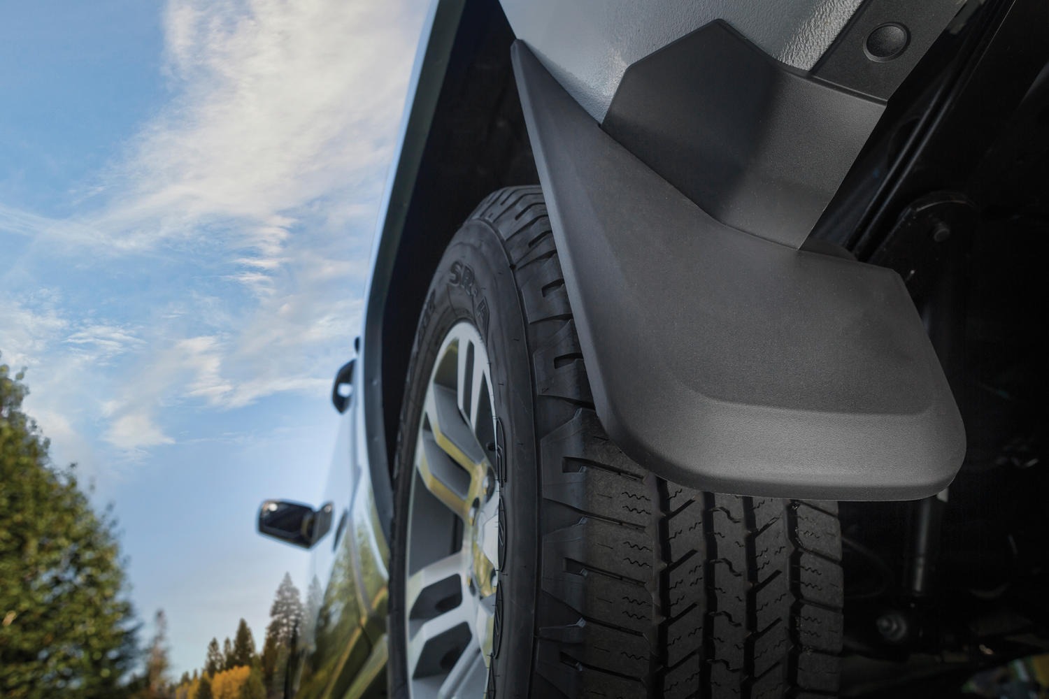 Husky Liners 57871 - Custom Mud Guards, Black, TPO - Thermoplastic Olefin