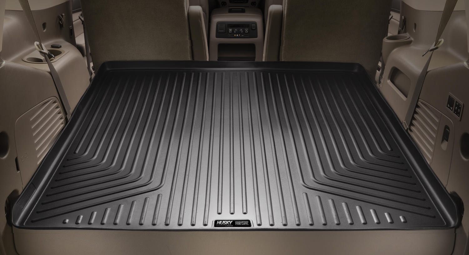 Husky Liners 40041 - WeatherBeater, Black, TPO - Thermoplastic Olefin