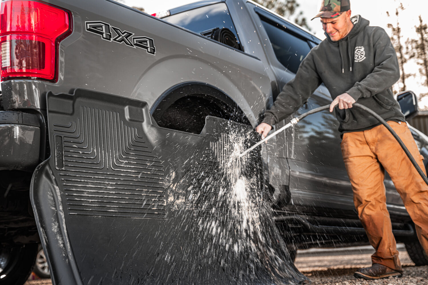 Husky Liners 11221 - WeatherBeater, Black, ProGard™ formula