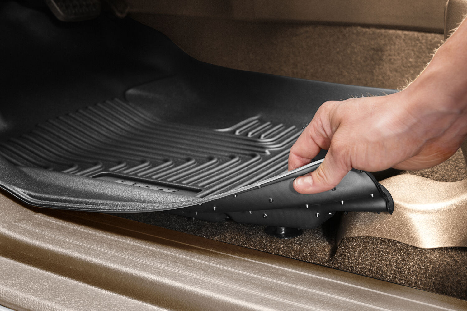 Husky Liners 11221 - WeatherBeater, Black, ProGard™ formula