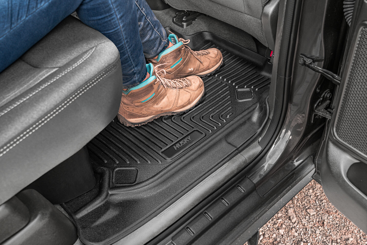 Husky Liners 51521 - X-act Contour, Black, ProCore™ formula