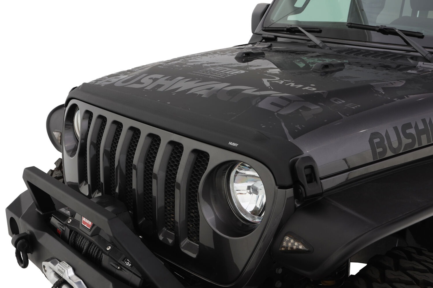 Husky Liners 2830148 - Aeroskin II, Matte Black, TPO