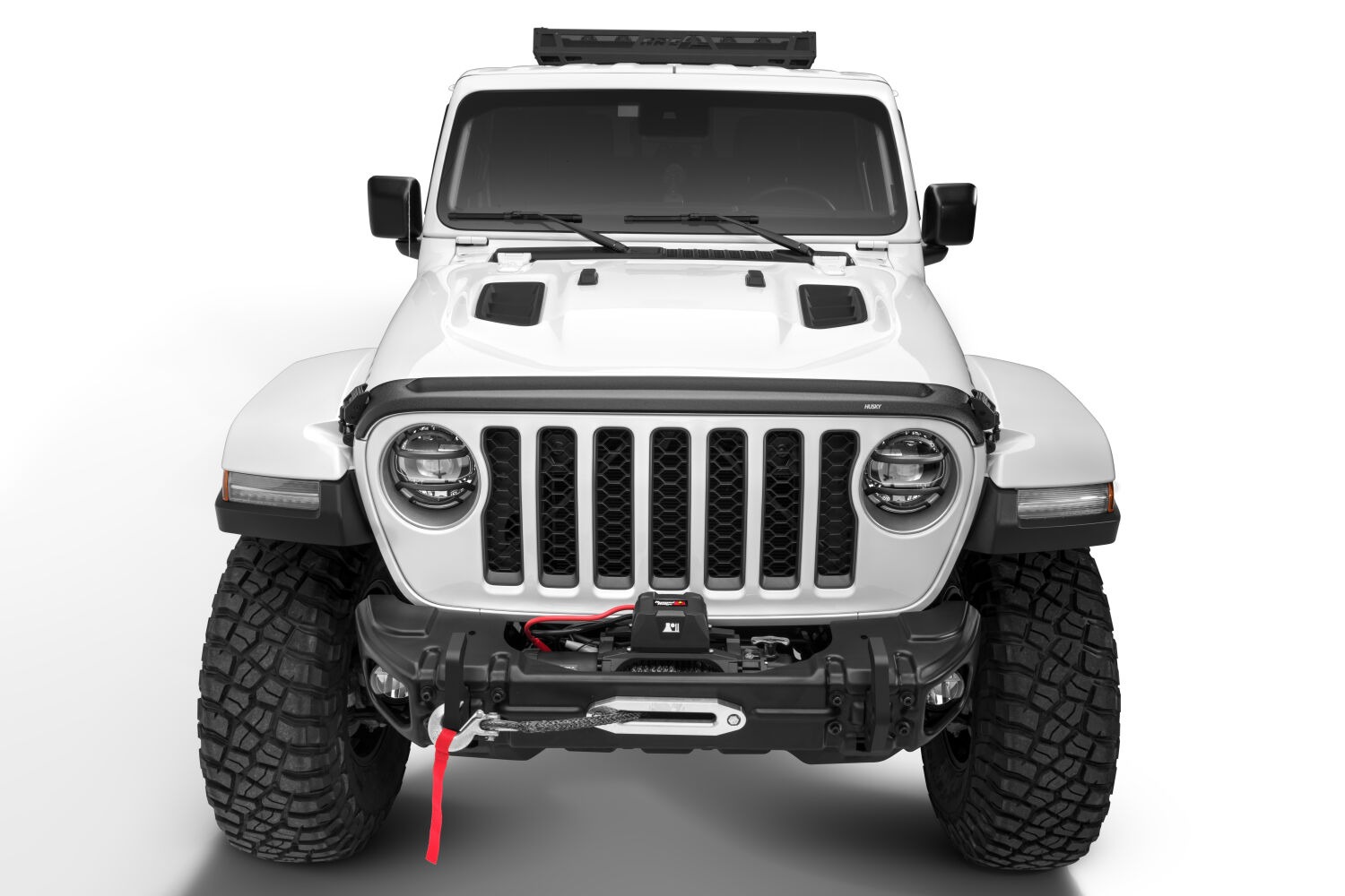 Husky Liners 2830148 - Aeroskin II, Matte Black, TPO