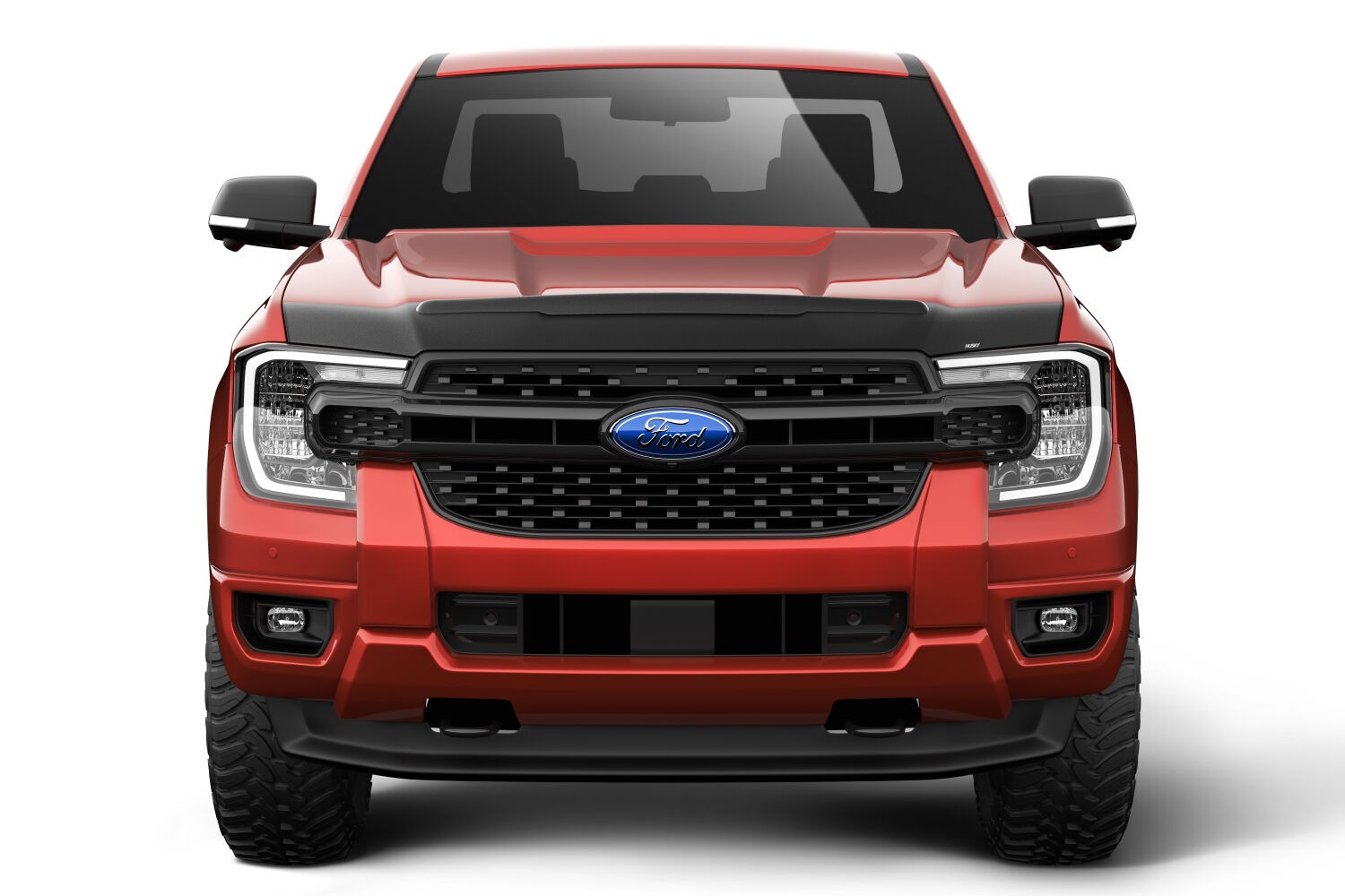 Husky Liners 2830166 - Aeroskin II, Matte Black, TPO