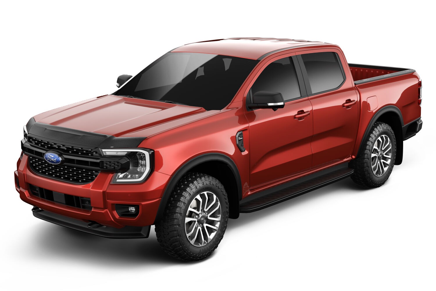 Husky Liners 2830166 - Aeroskin II, Matte Black, TPO