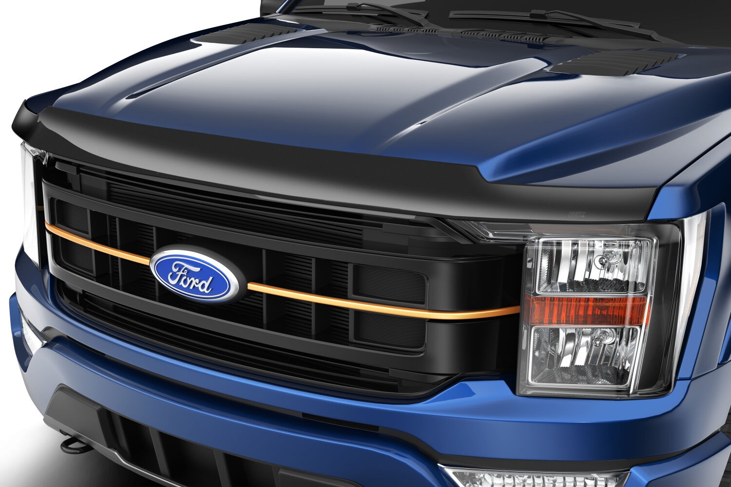 Aeroskin Hood Protector; Smoke 2021-2026 Ford F-150