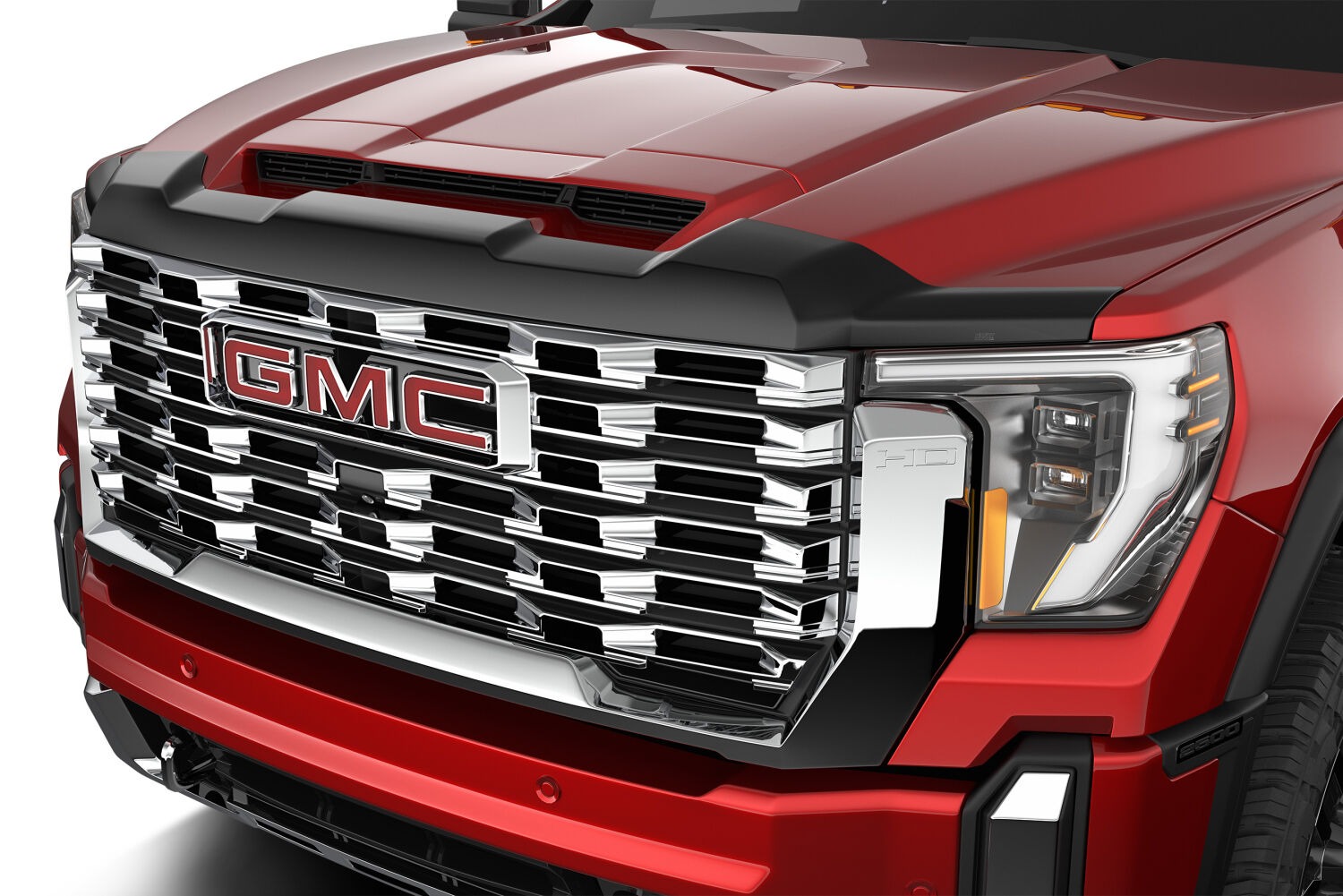 Aeroskin Hood Protector; Smoke 2019-2026 GMC Sierra 1500