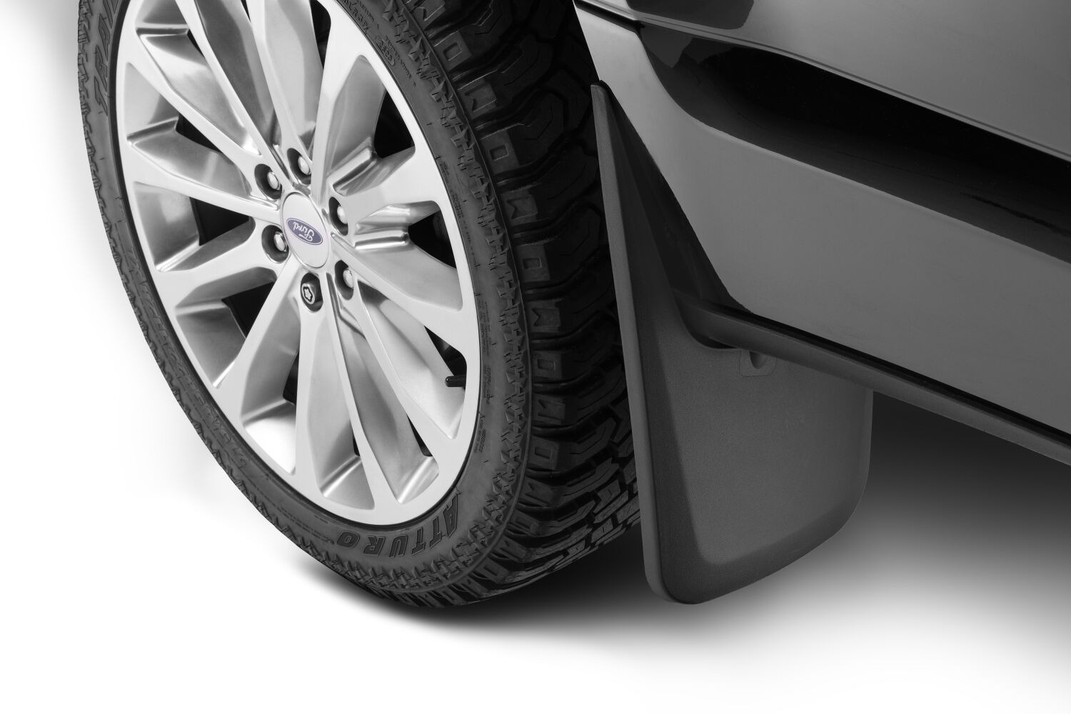 Husky Liners 58456 - Custom Mud Guards, Black, TPO - Thermoplastic Olefin