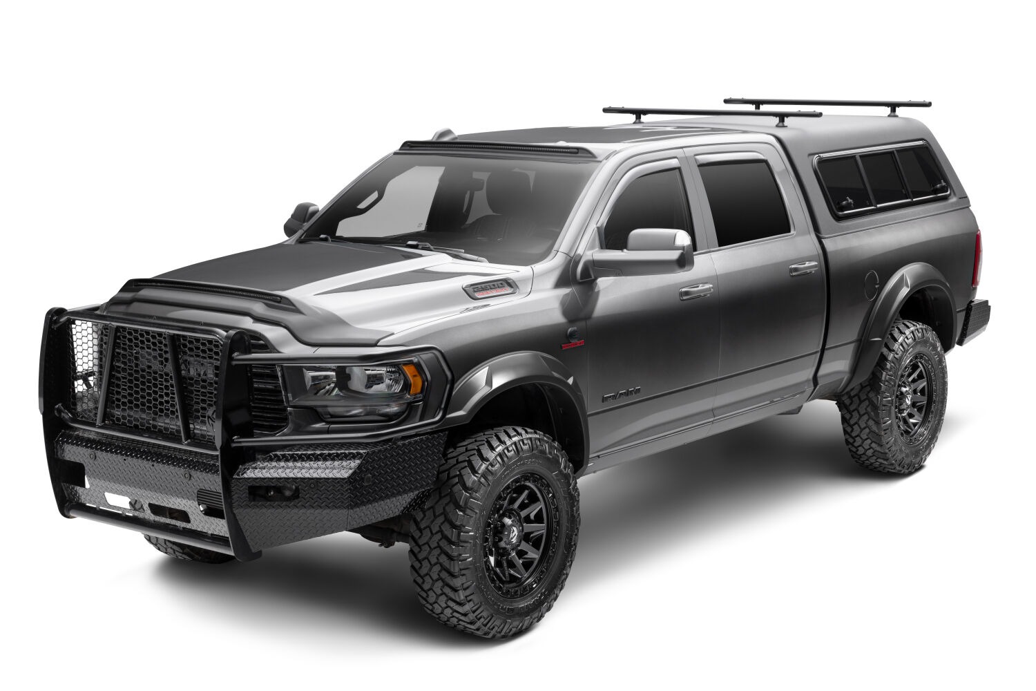 Husky Liners 2805938 - DRT Fender Flares, Black, Abs Thermoplastic
