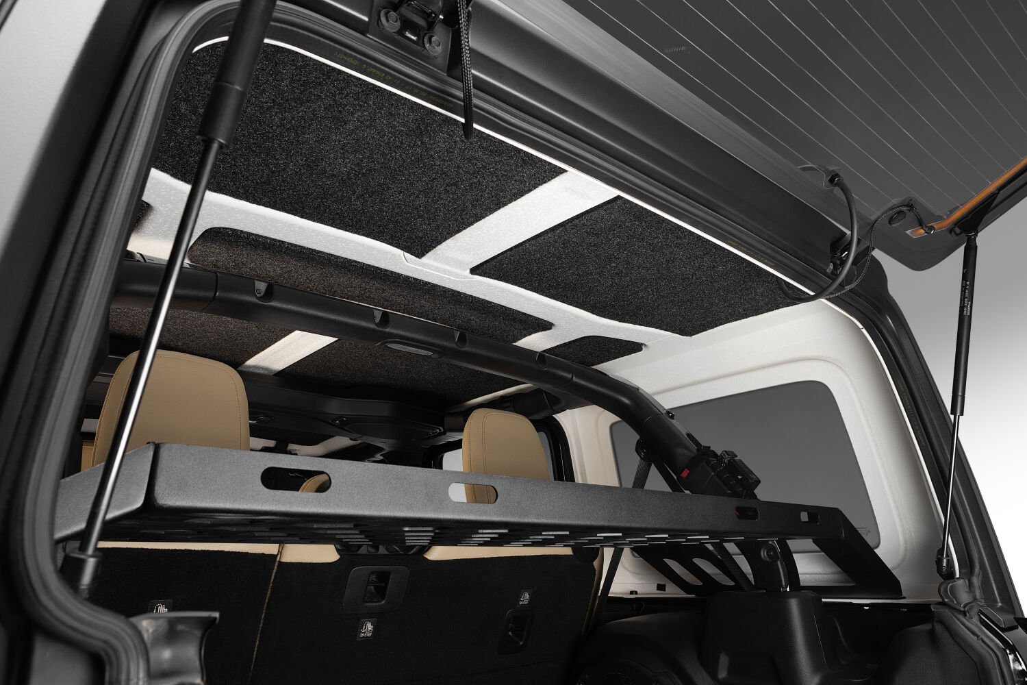 Husky Liners HHLJL184DRK - Jeep Headliner, Grey, Polypropylene