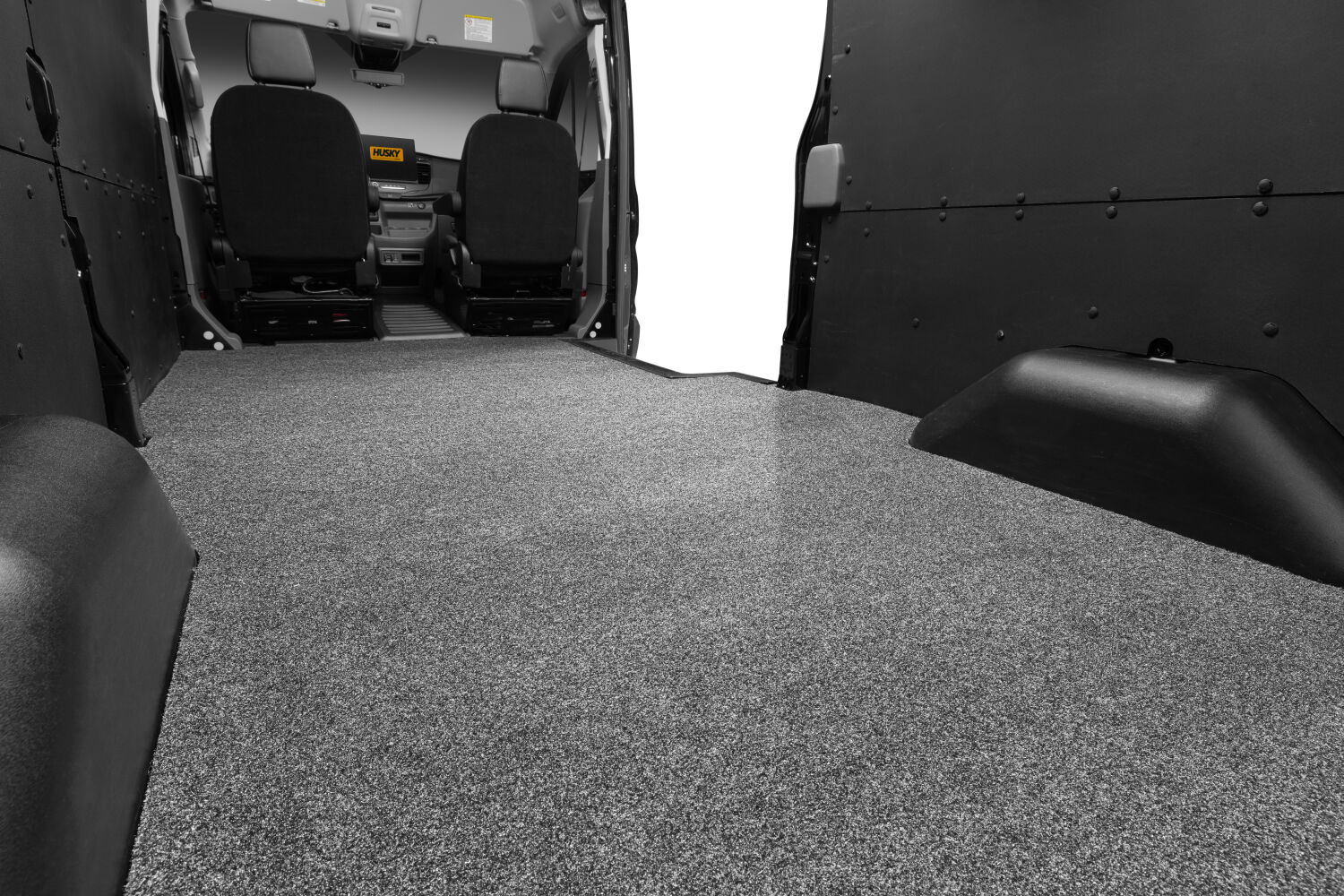 Husky Liners HVTDP14L - Guardian Impact Van Mat, Grey, Thermoplastic Olefin(TPO)