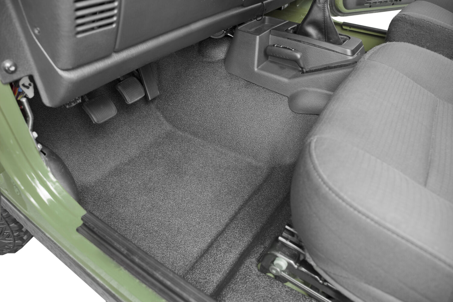 Husky Liners HBTTJ97F - Guardian Impact Jeep Liner, Grey, Thermoplastic Olefin(TPO)