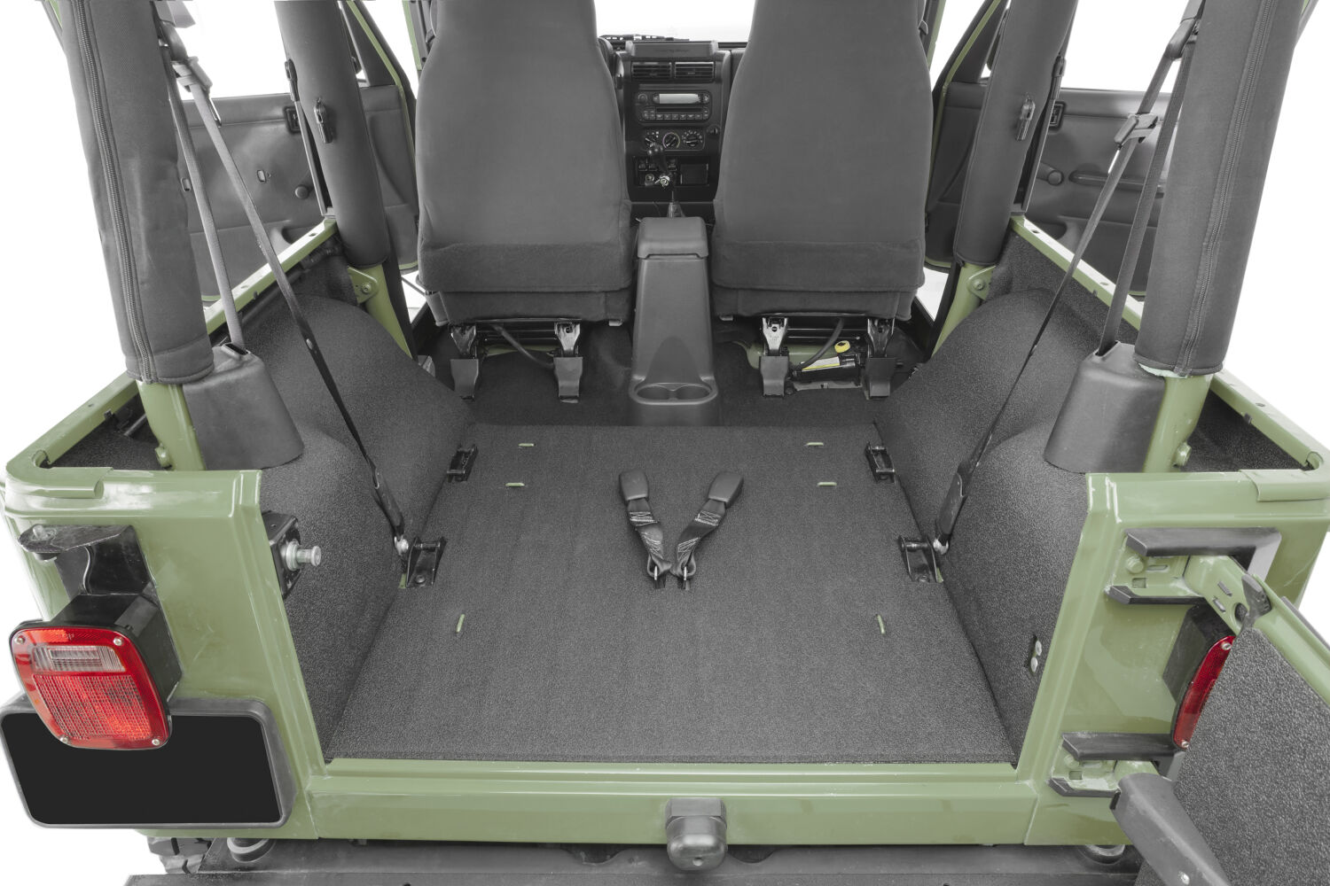 Husky Liners HBTTJ97F - Guardian Impact Jeep Liner, Grey, Thermoplastic Olefin(TPO)
