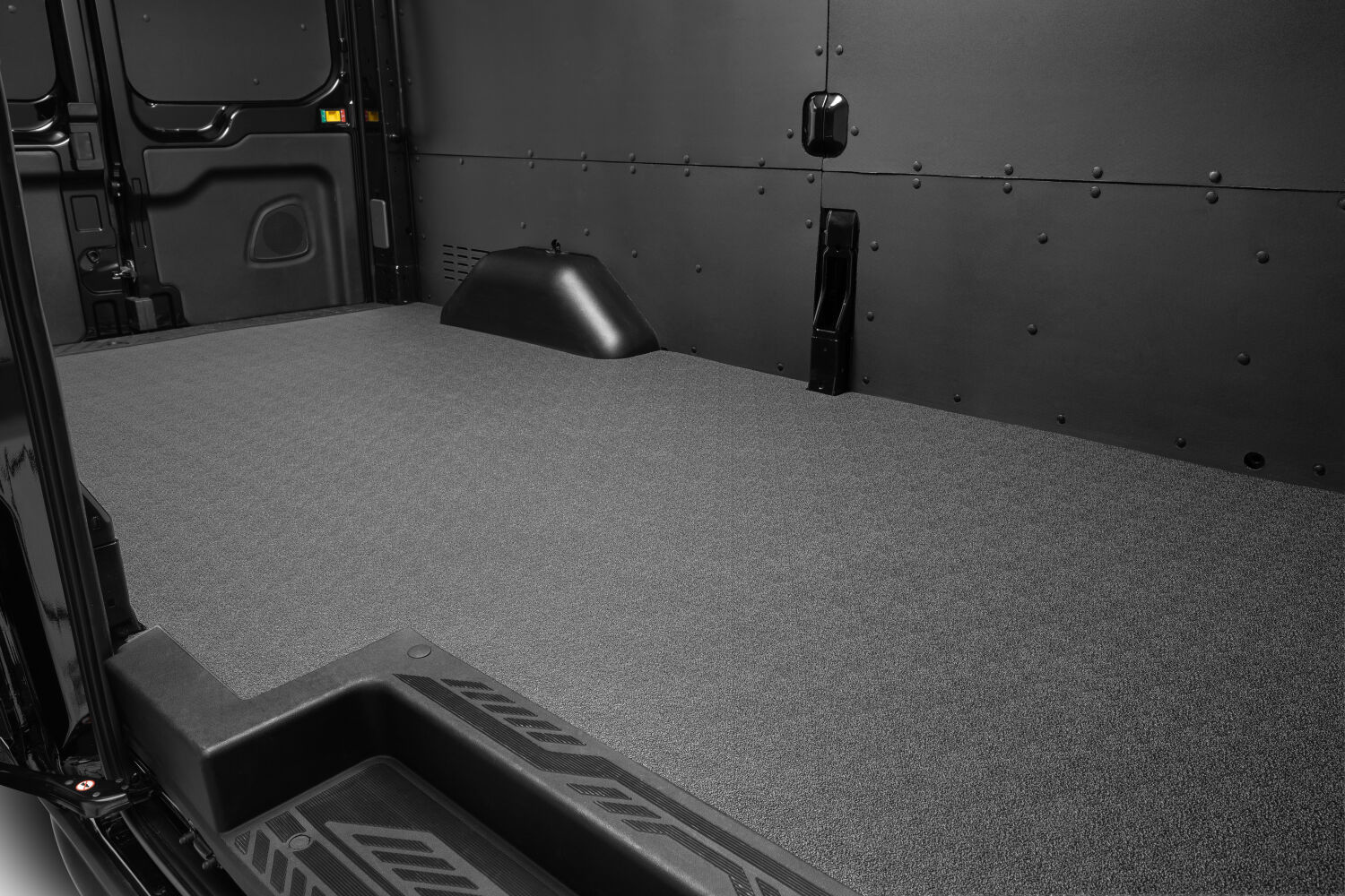 Husky Liners HVTFT15L - Guardian Impact Van Mat, Grey, Thermoplastic Olefin(TPO)