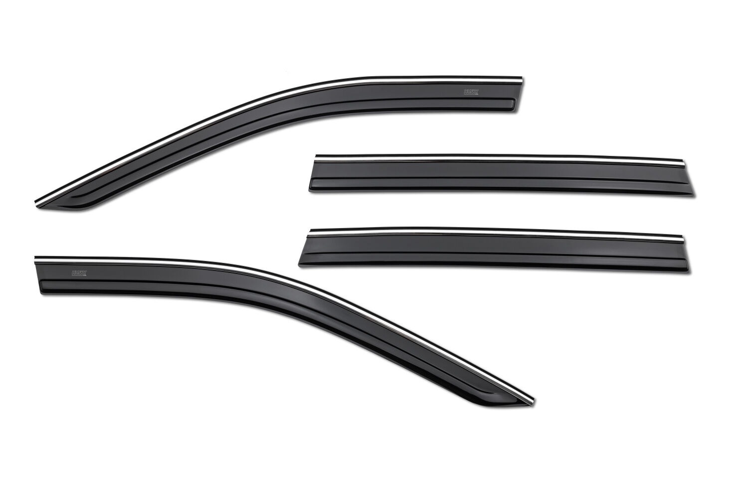 Husky Liners 2884074 - Ventvisor, Smoke with Chrome Trim, Modified Acrylic