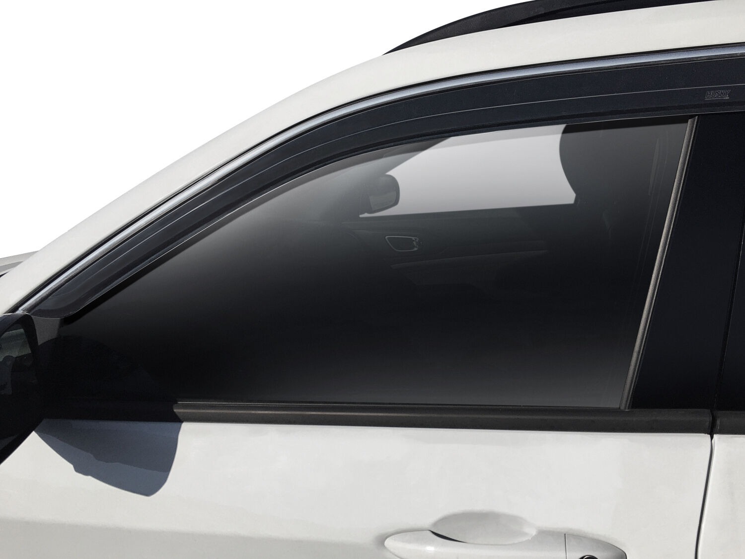 Low Profile Ventvisor Deflector; Smoke; Outside Mount; 2 pc. 1999-2016 Ford F-250 Super Duty