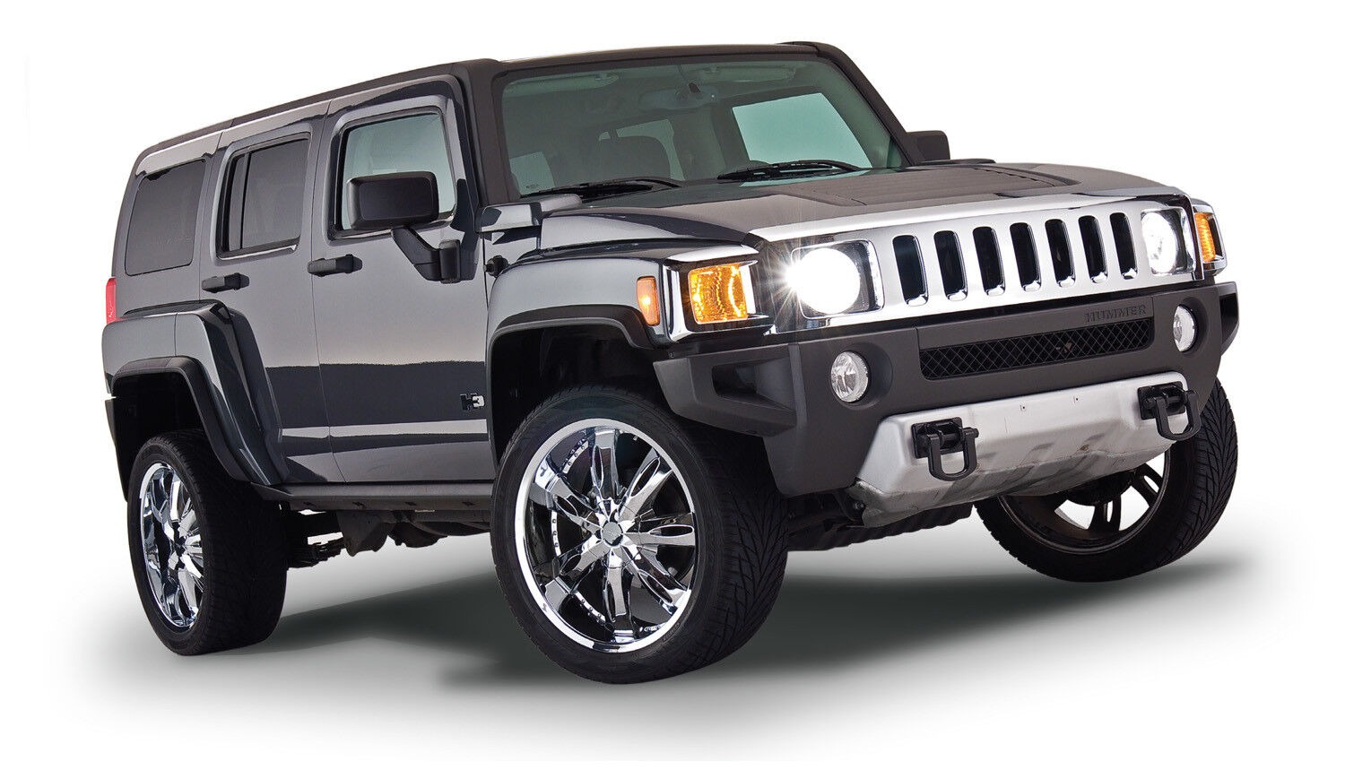 Husky Liners 28015900 - OE Style Fender Flares, Black, Abs Thermoplastic
