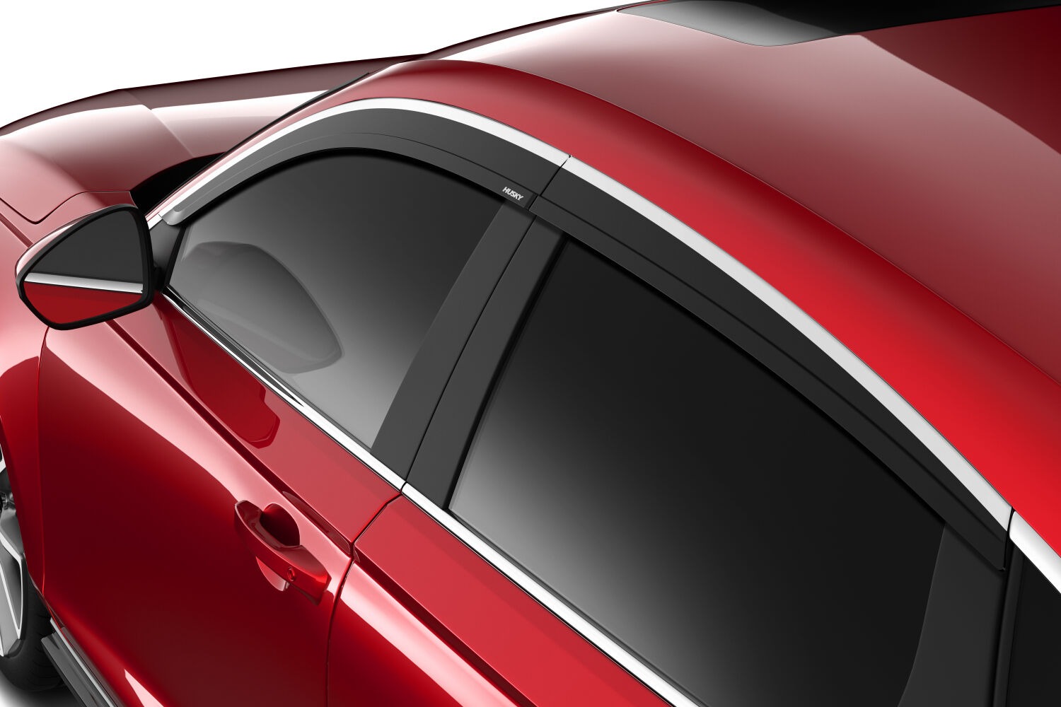 Husky Liners 2884067 - Ventvisor, Smoke with Chrome Trim, Modified Acrylic