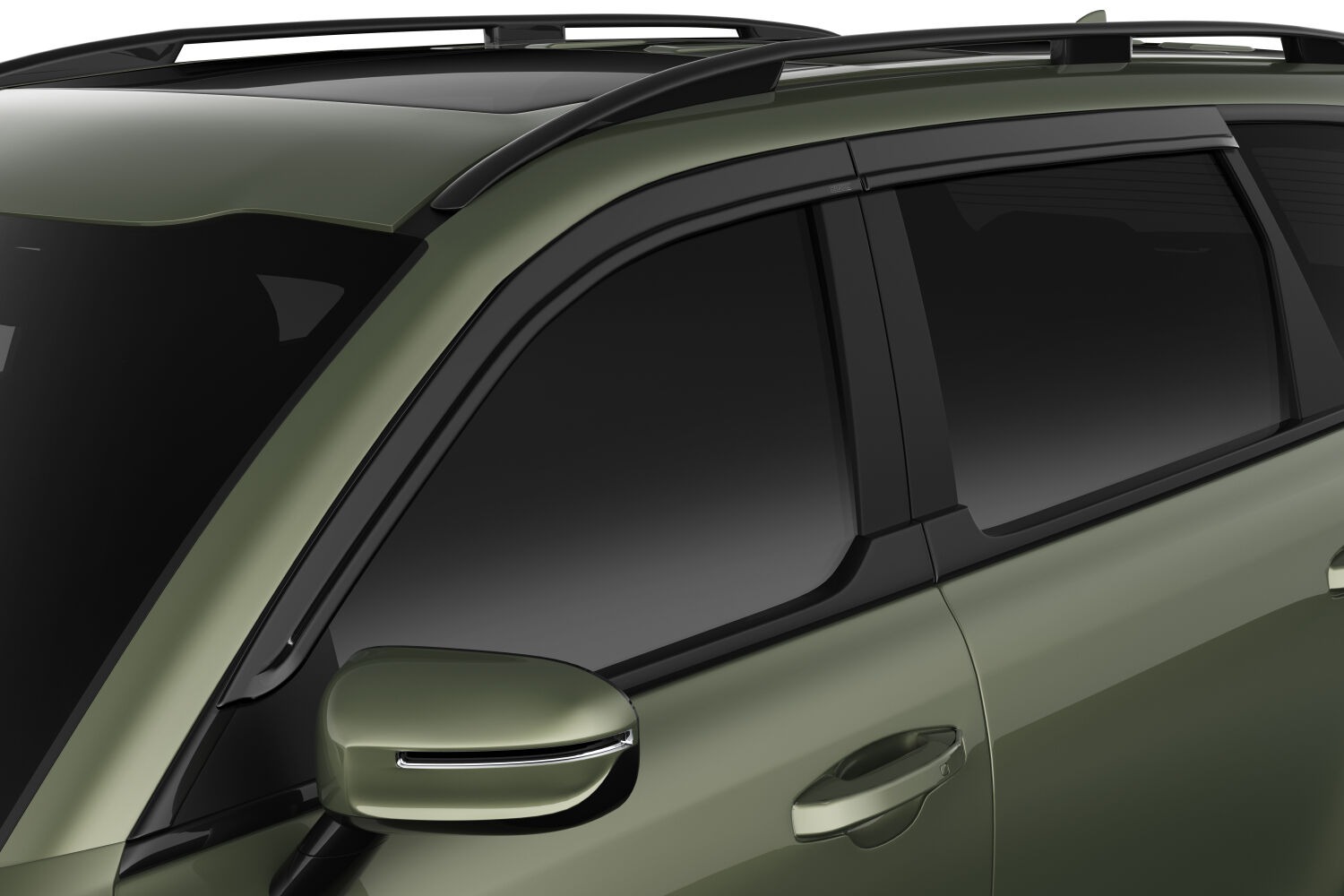 Low Profile Ventvisor Deflector; Smoke; Outside Mount; 4 pc. 2018-2023 Chevrolet Equinox