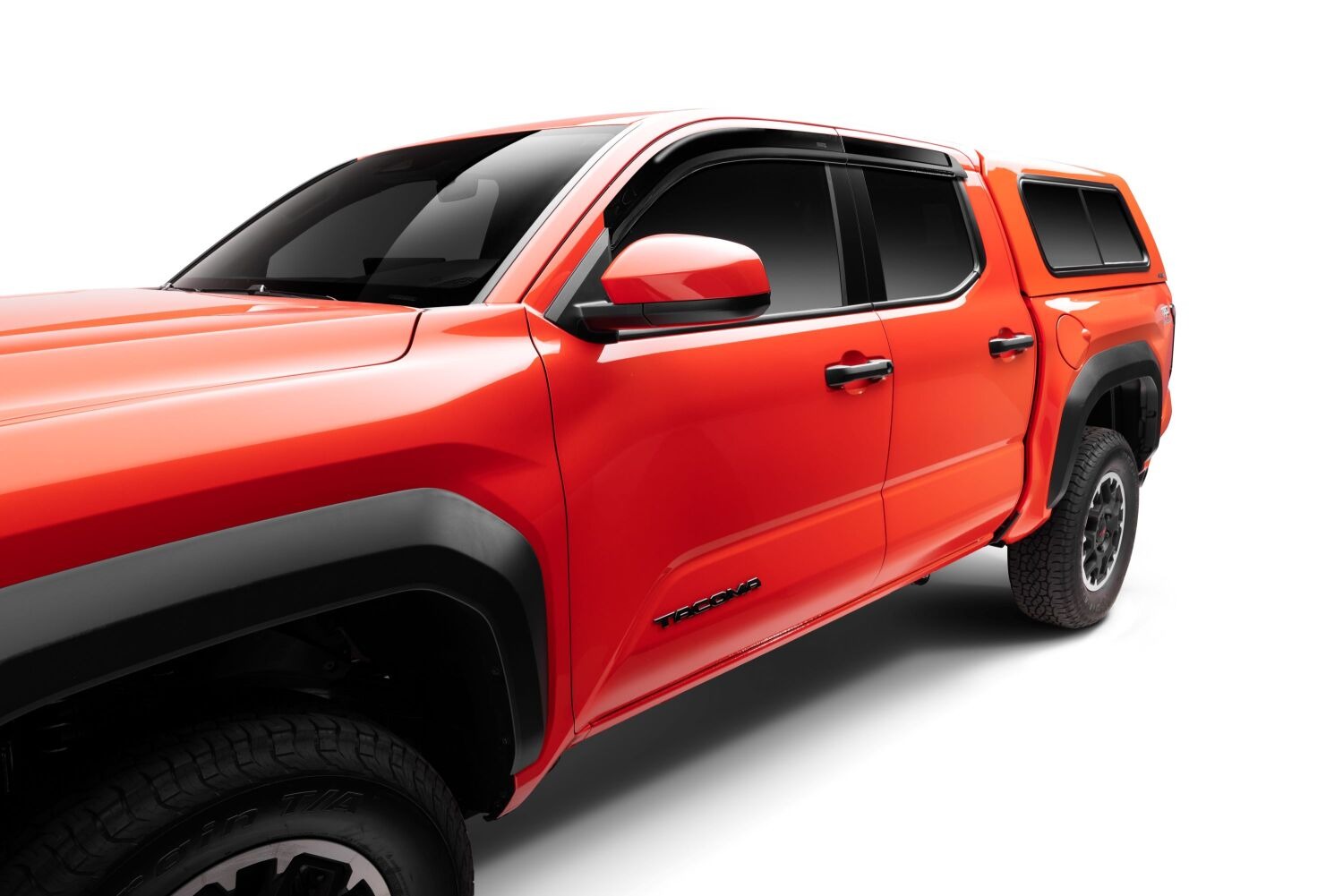 Low Profile Ventvisor Deflector; Smoke; 4 pc. 2024-2026 Toyota Tacoma