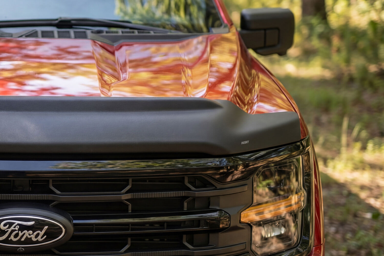 Husky Liners 2830196 - Aeroskin II, Matte Black, TPO