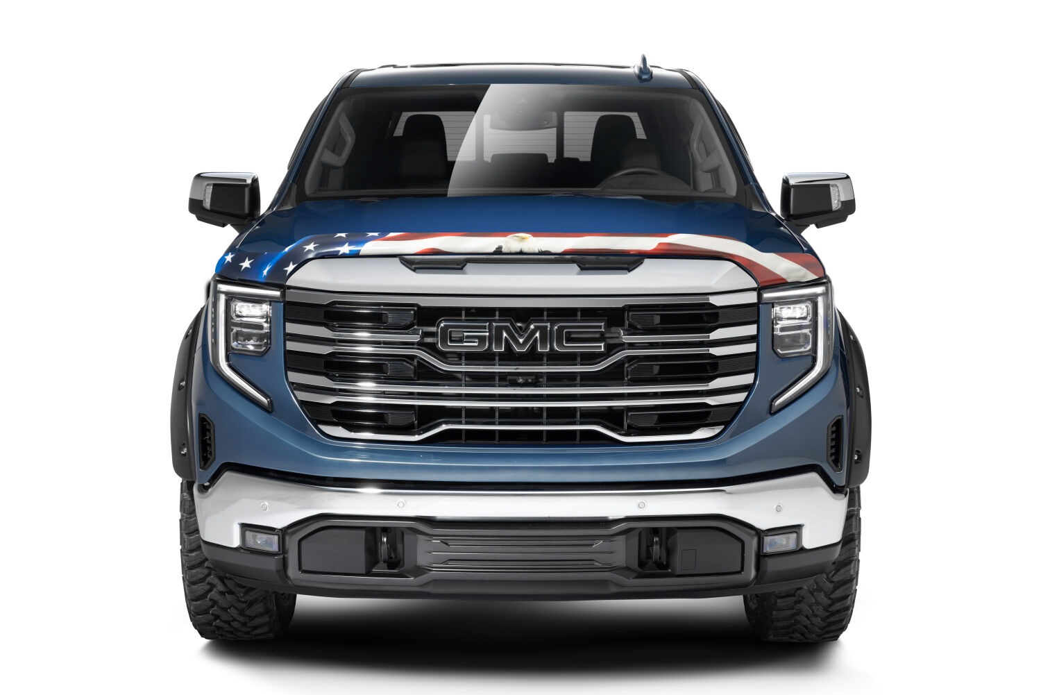Husky Liners 2818959 - Eagle American Flag Bug Shield, Eagle with Flag, Modified Acrylic