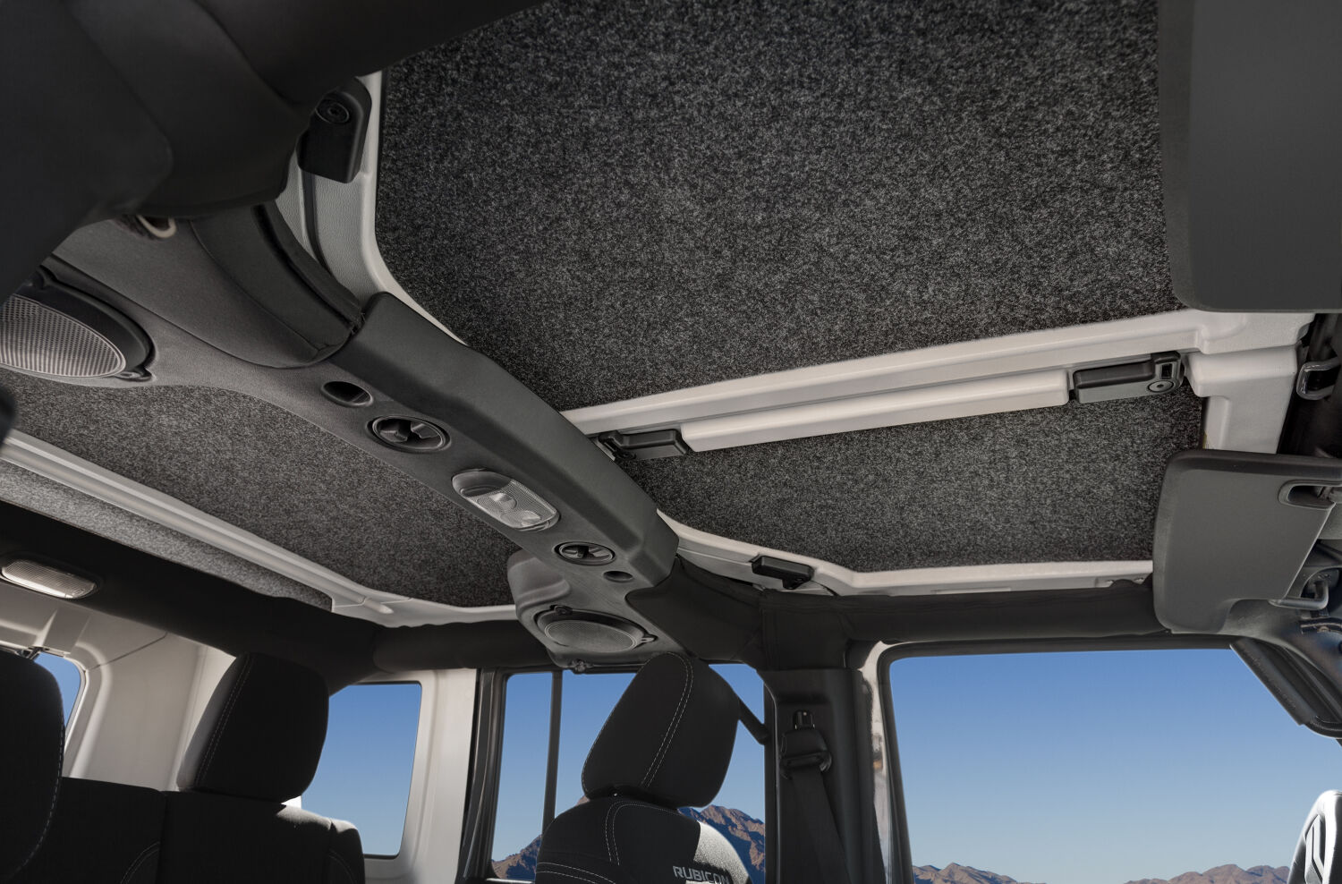 Husky Liners HHLJL184DRK - Jeep Headliner, Grey, Polypropylene