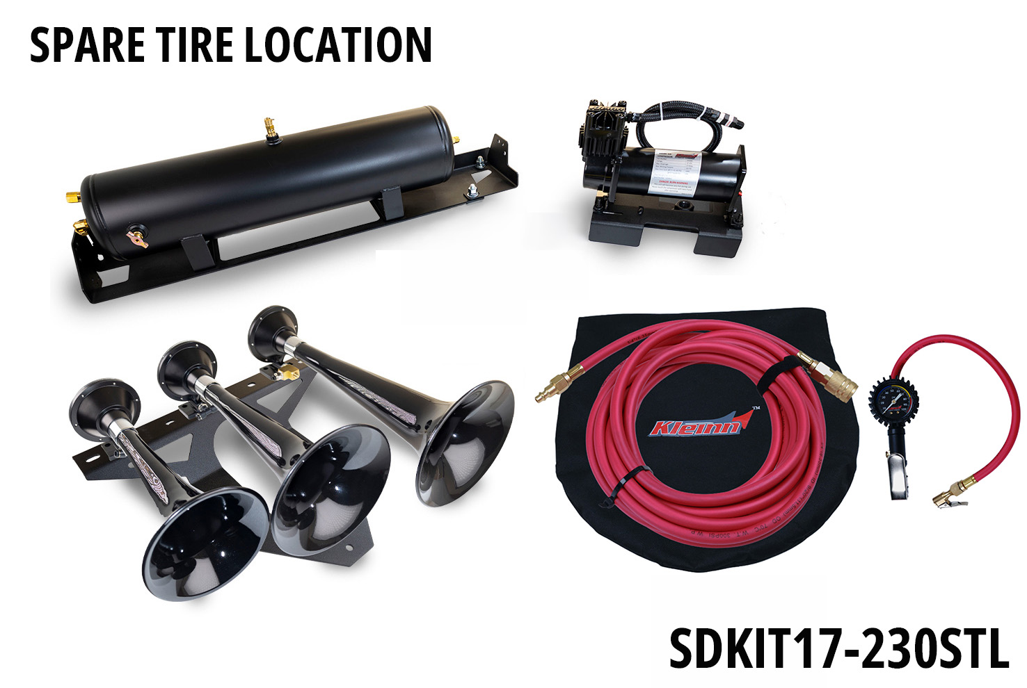 Kleinn Automotive Accessories SDKIT17-230STL - Super Duty Kits