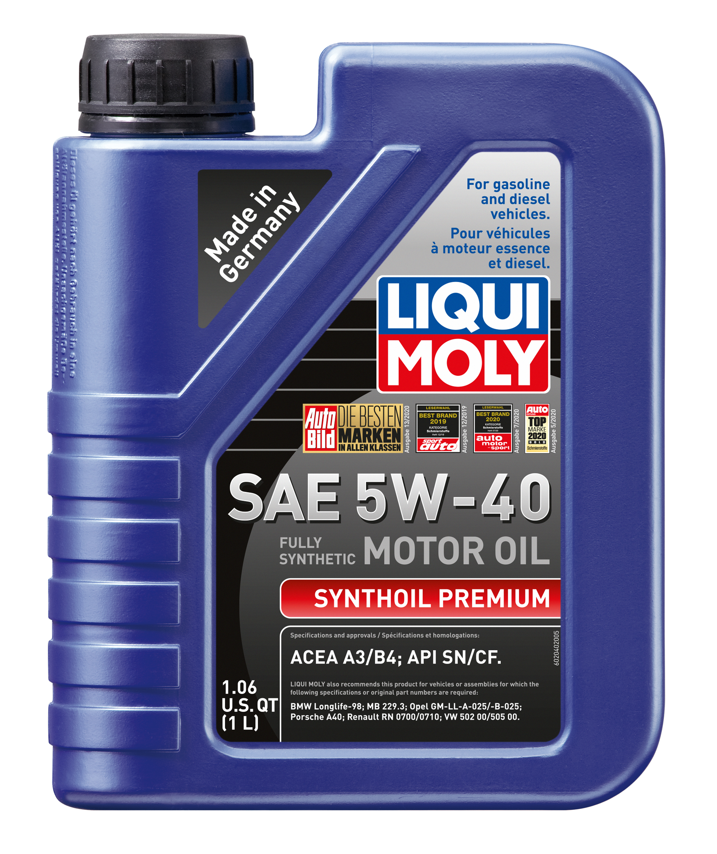 LIQUI MOLY 2040 Synthoil Premium SAE 5W-40