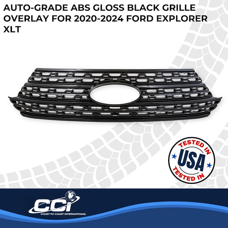 Coast To Coast GI197BLK - Grille Inserts, Black, Gloss Painted