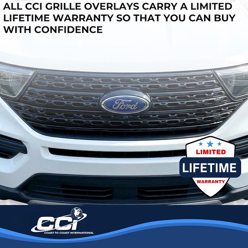 Coast To Coast GI197BLK - Grille Inserts, Black, Gloss Painted