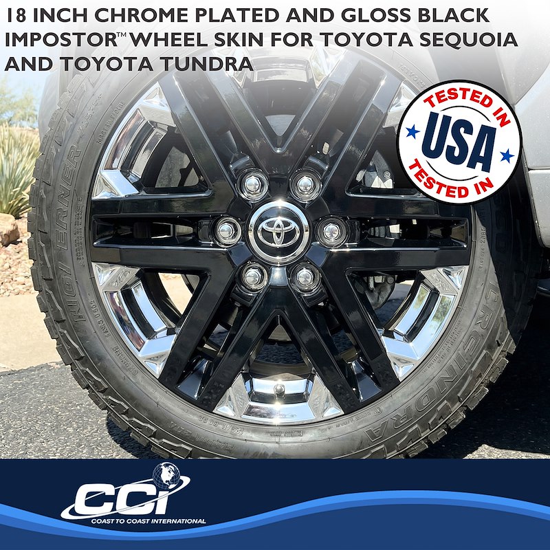Coast To Coast IMP505XB - Wheel Skins, Black, ABS Plastic