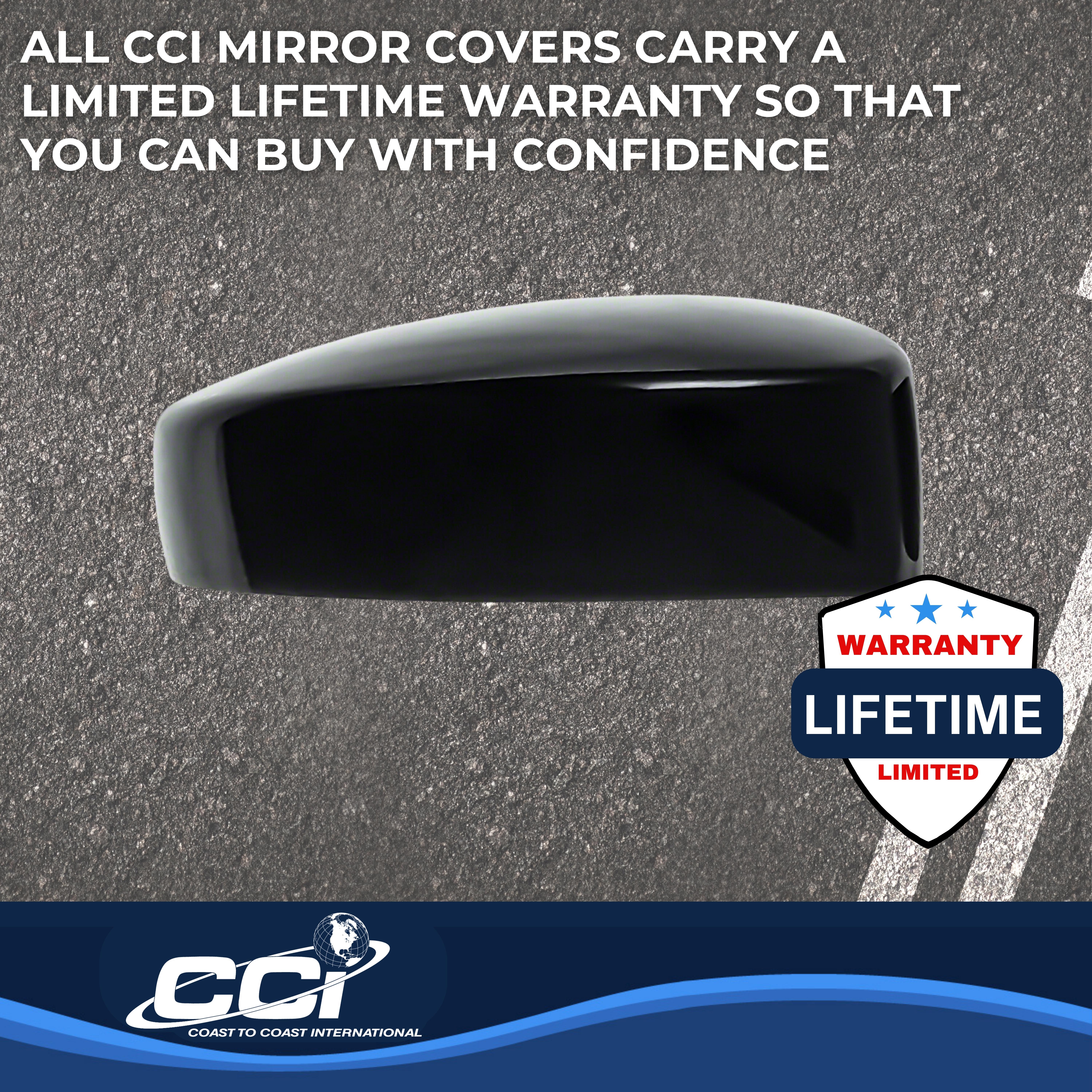 Coast To Coast MC6240B - ExteriorMirrorCover